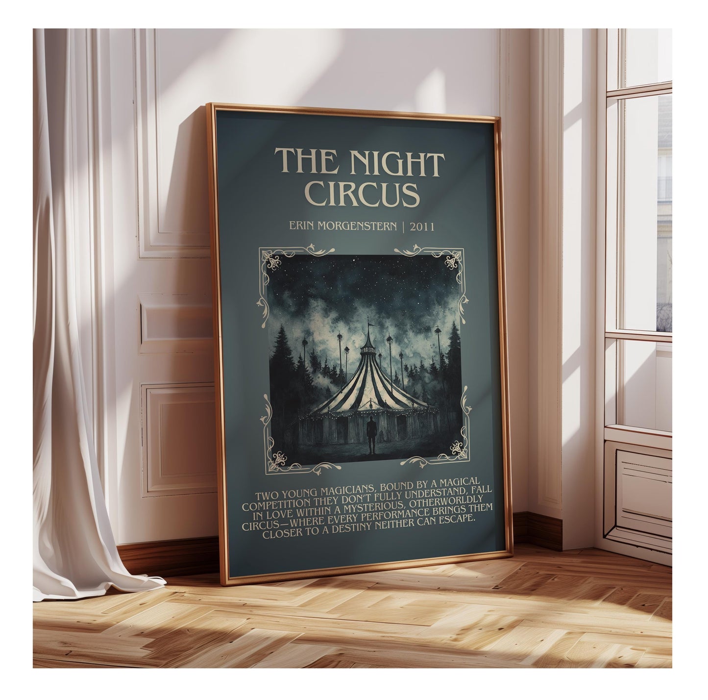 The Night Circus by Erin Morgenstern | Descriptive Book Poster | Blurby