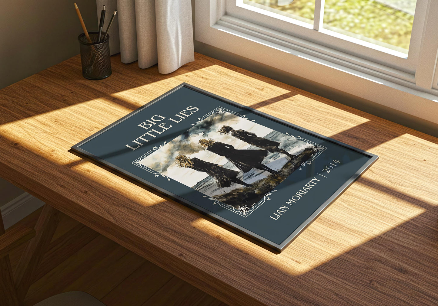 Big Little Lies by Lian Moriarty | Descriptive Book Poster | Minimalist