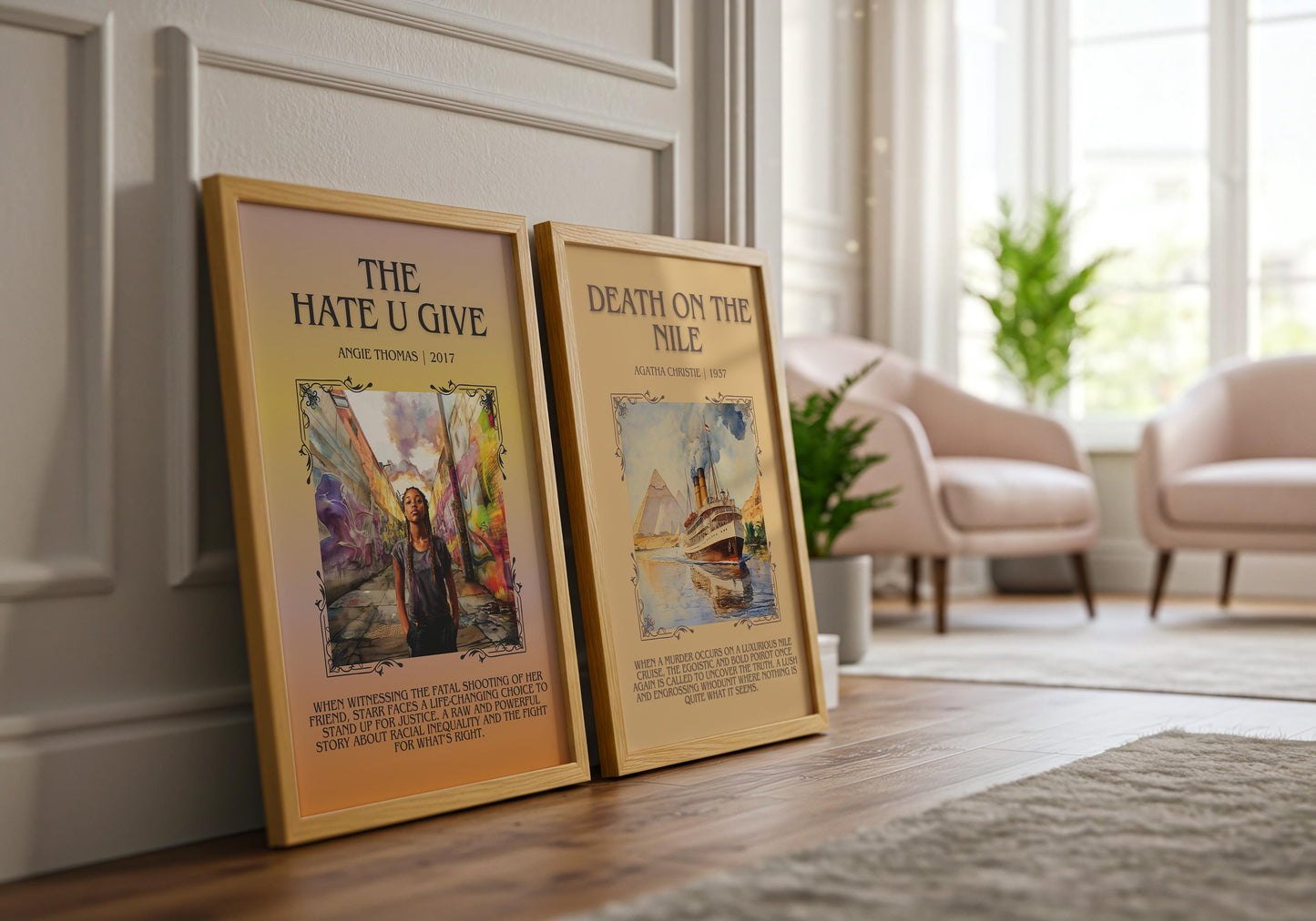 The Hate U Give by Angie Thomas | Descriptive Book Poster | Blurby