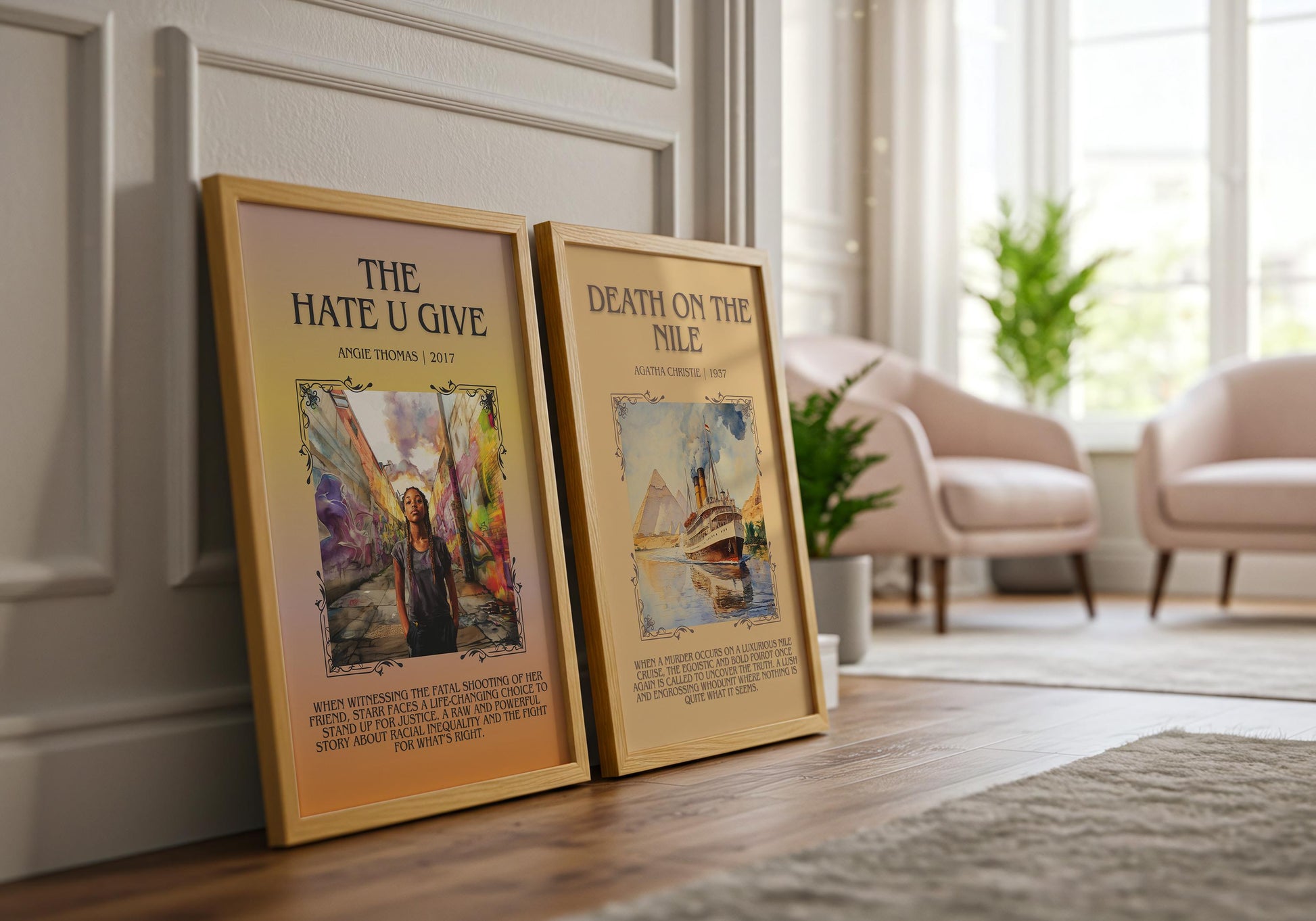 The Hate U Give by Angie Thomas | Descriptive Book Poster | Blurby