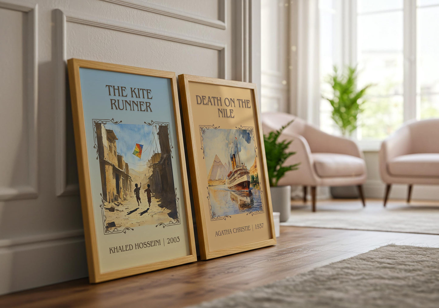 The Kite Runner by Khaled Hosseini | Descriptive Book Poster | Minimalist