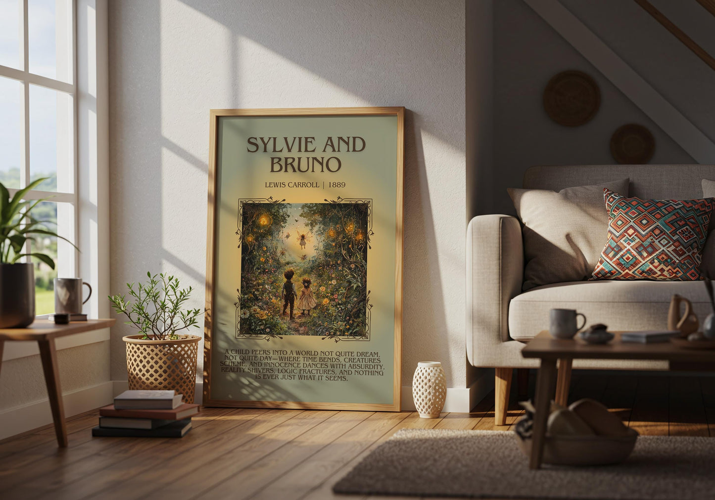 Sylvie And Bruno by Lewis Carroll | Descriptive Book Poster | Blurby