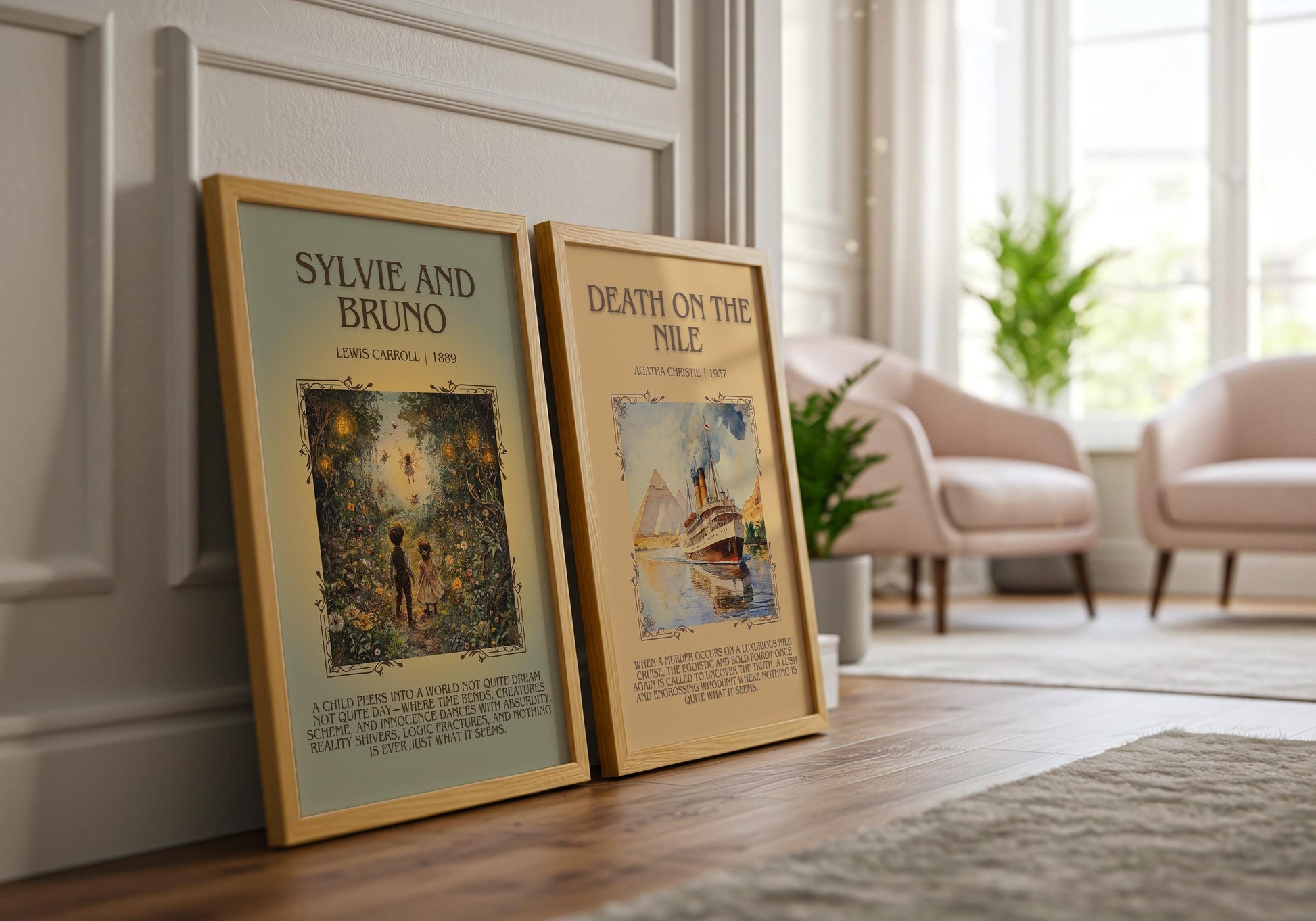 Sylvie And Bruno by Lewis Carroll | Descriptive Book Poster | Blurby