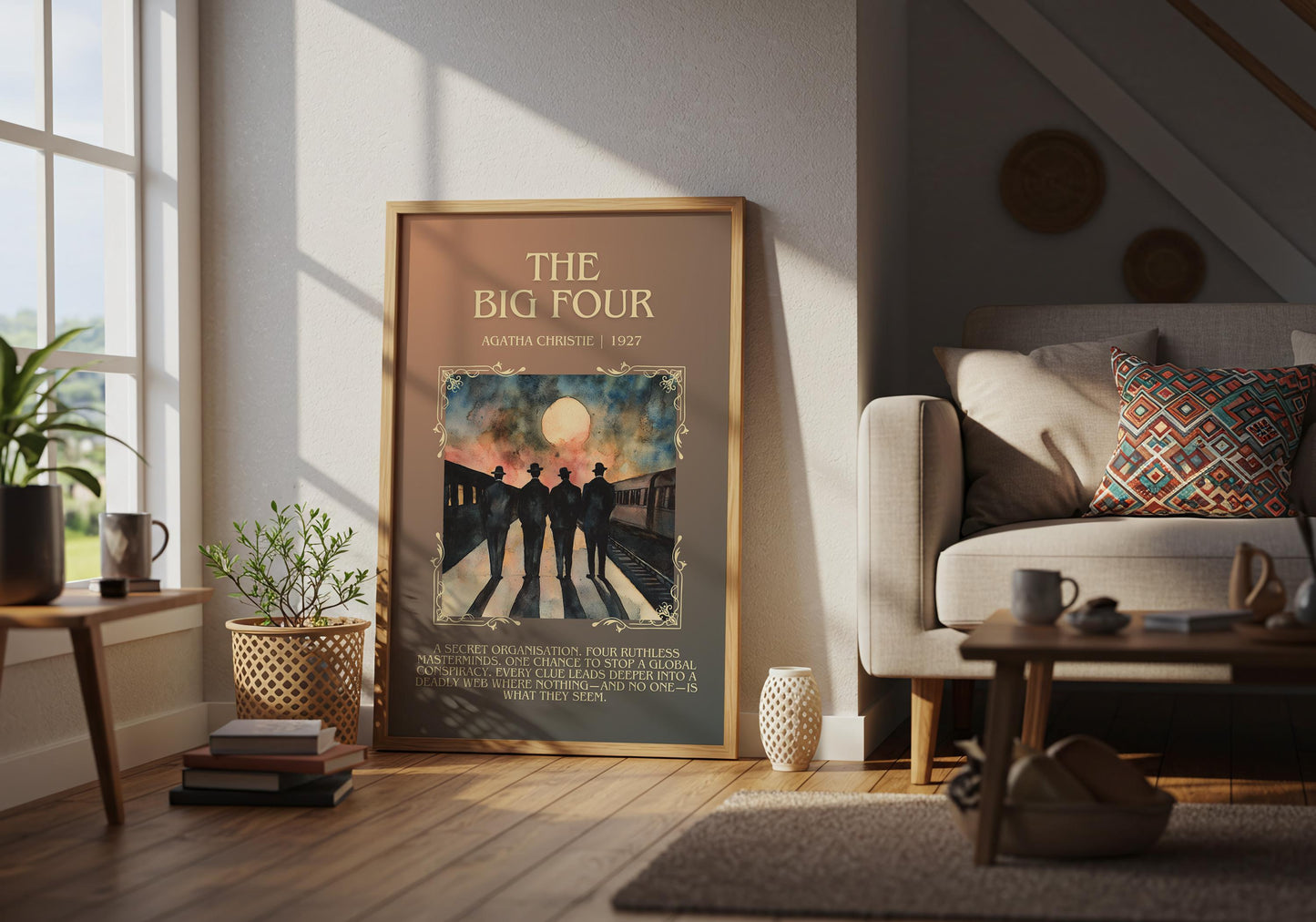 The Big Four by Agatha Christie | Descriptive Book Poster | Blurby