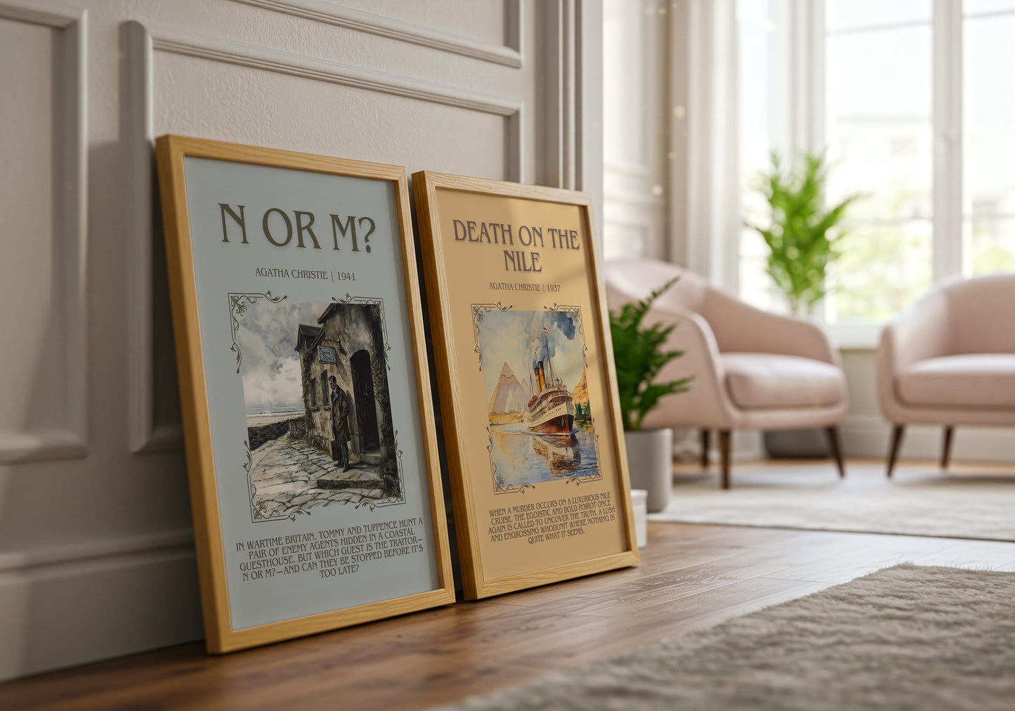 N Or M? by Agatha Christie | Descriptive Book Poster | Blurby