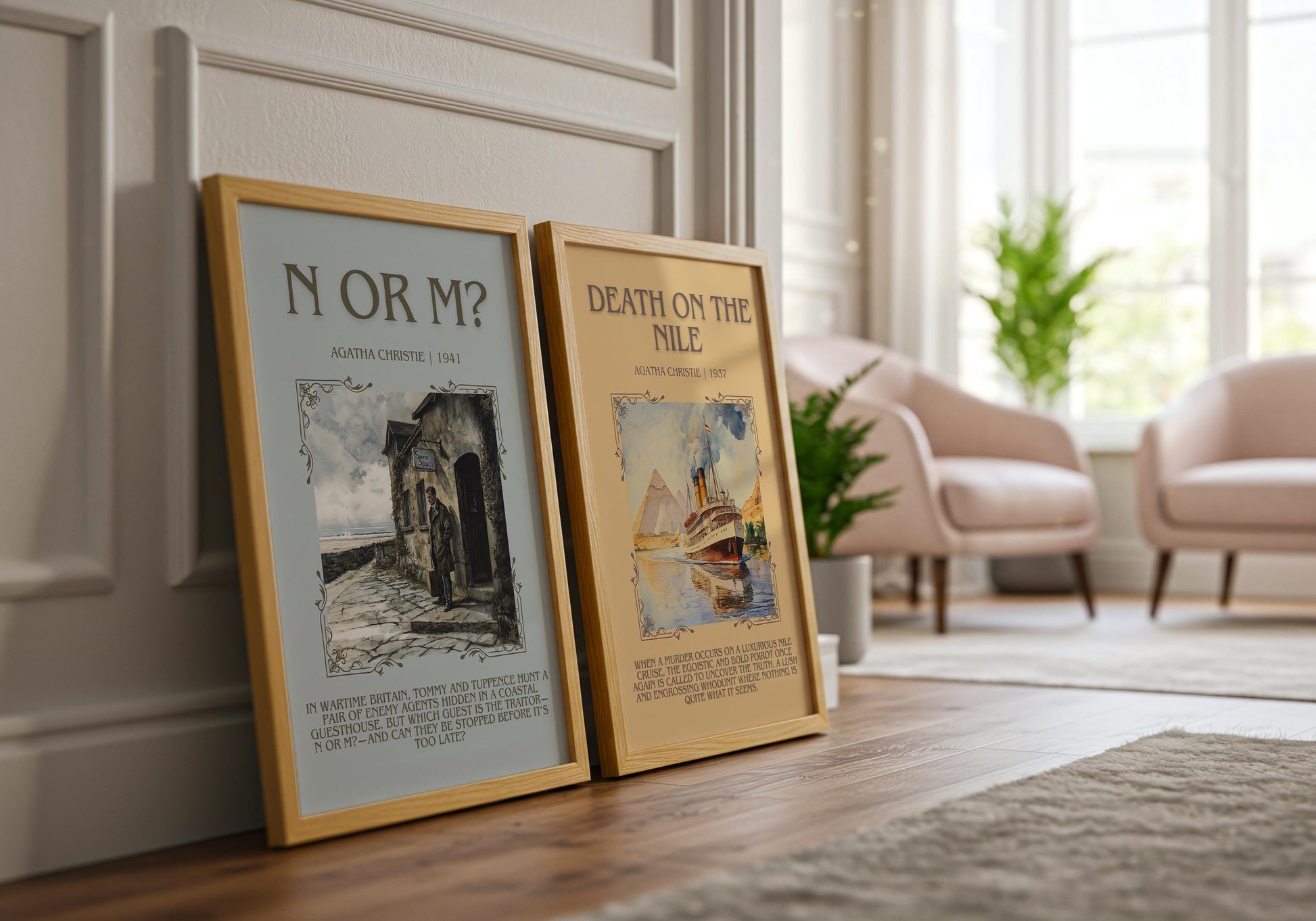 N Or M? by Agatha Christie | Descriptive Book Poster | Blurby