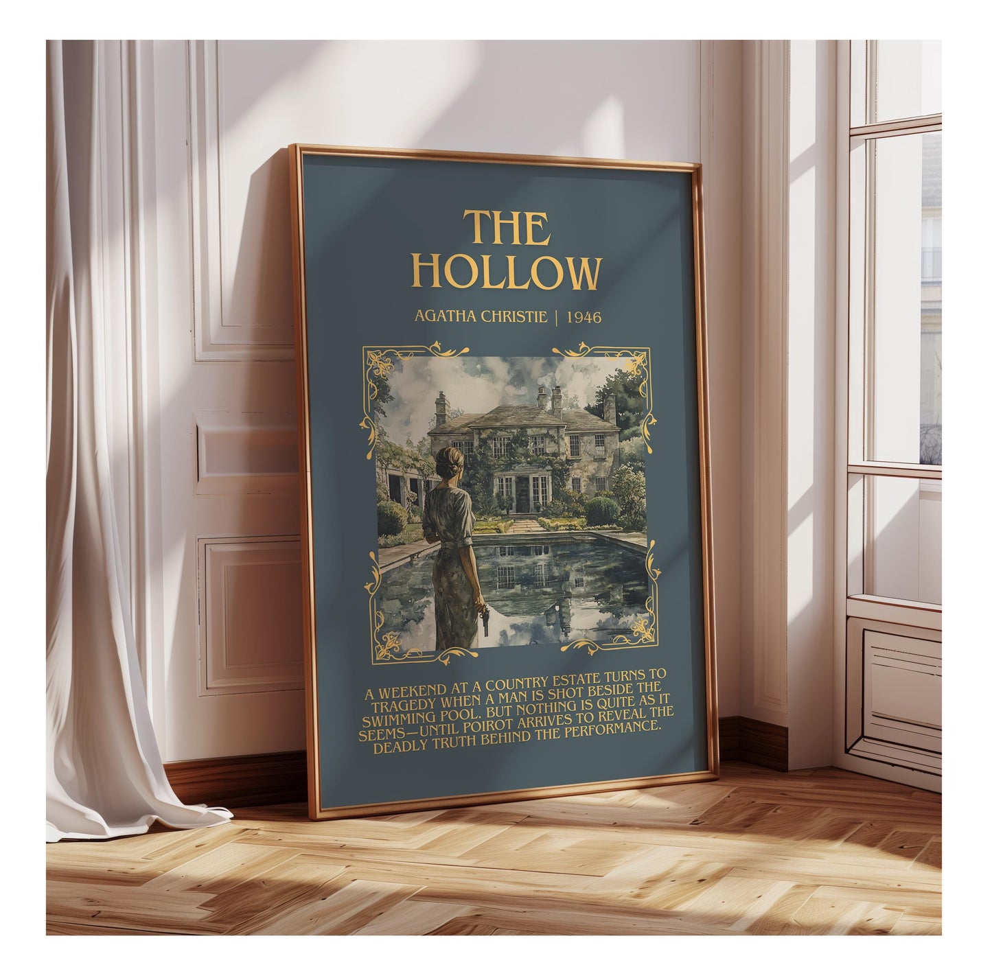 The Hollow by Agatha Christie | Descriptive Book Poster | Blurby
