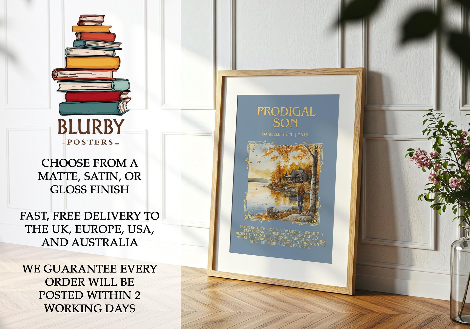 Prodigal Son by Danielle Steel | Descriptive Book Poster | Blurby