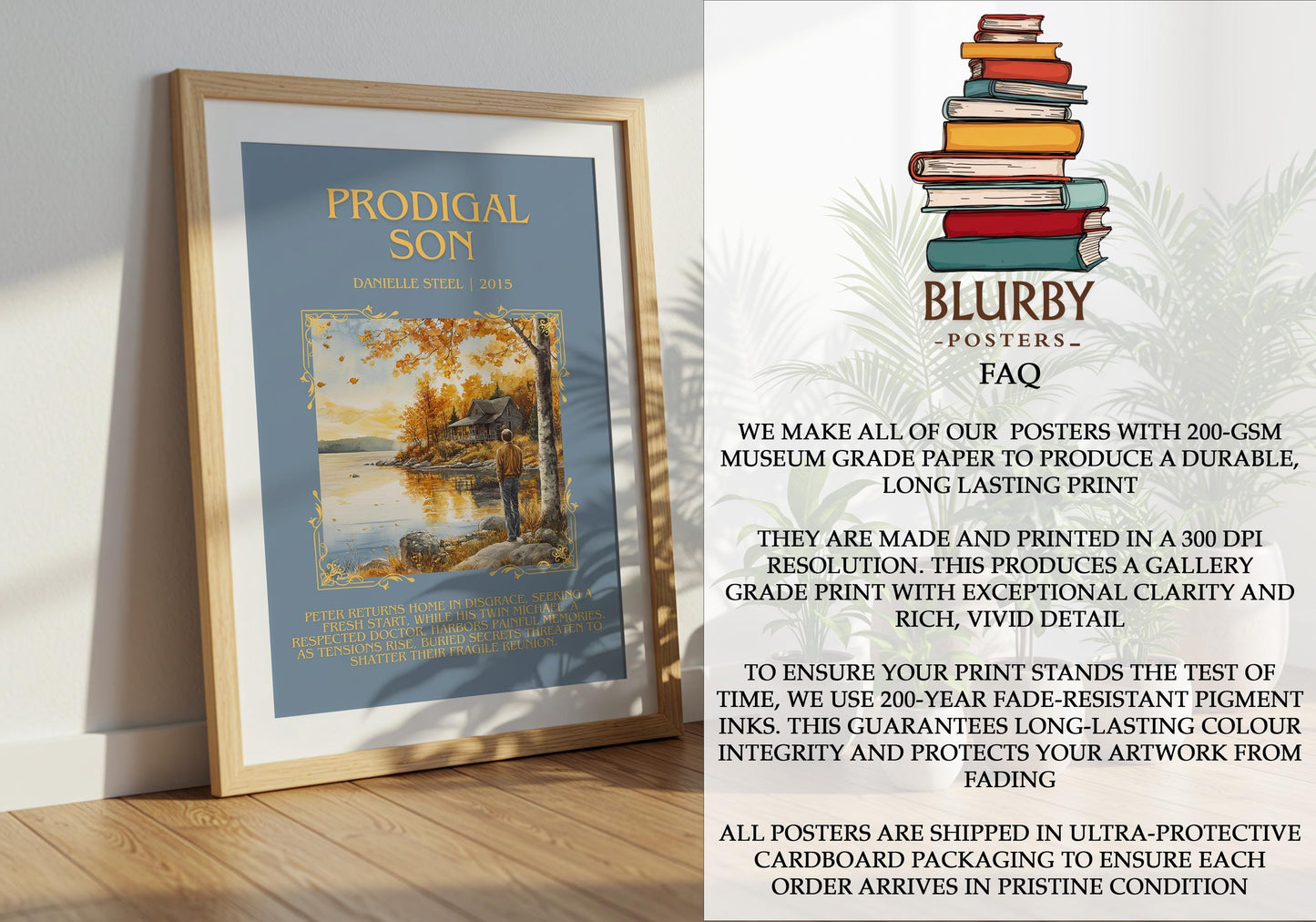 Prodigal Son by Danielle Steel | Descriptive Book Poster | Blurby