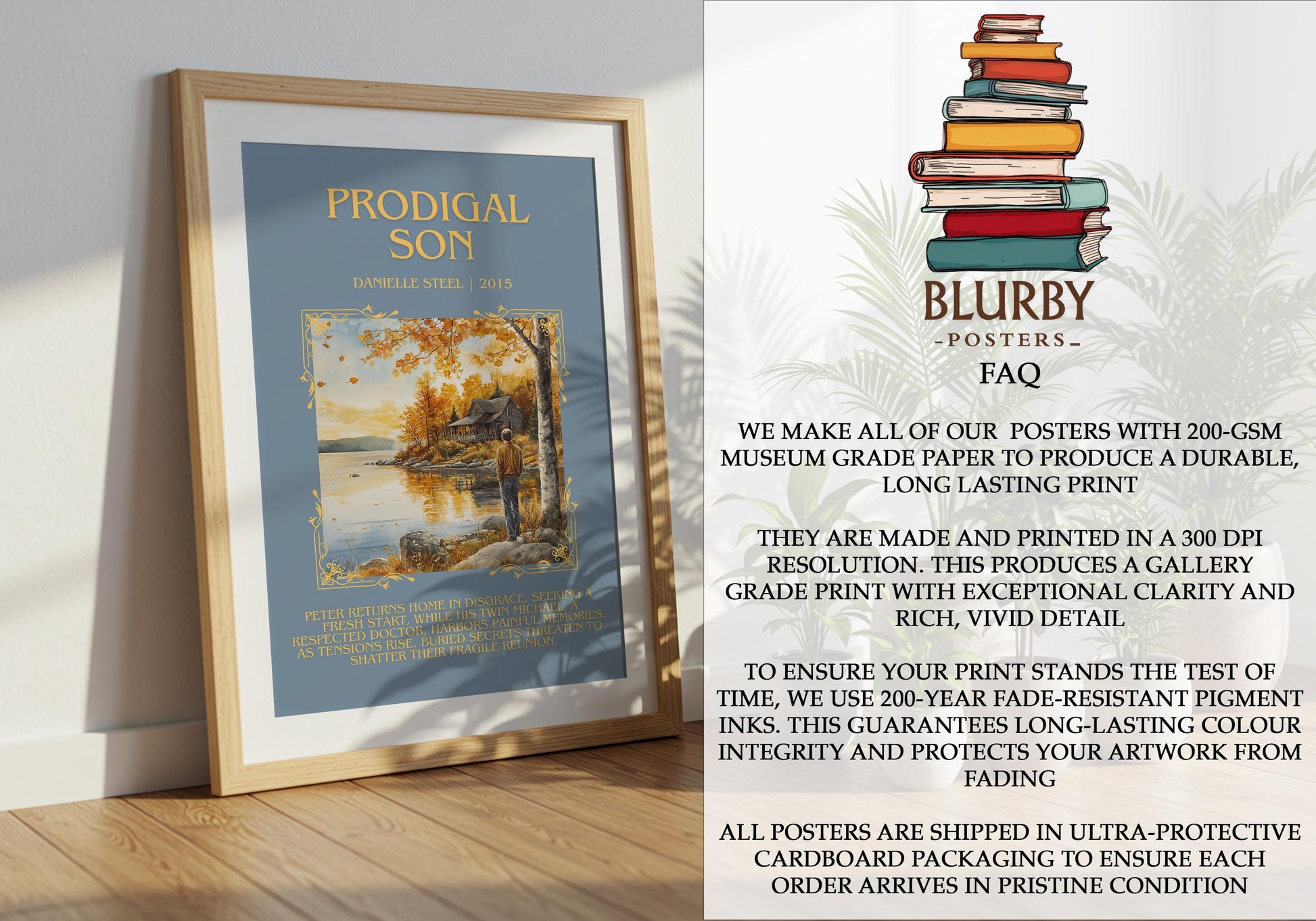 Prodigal Son by Danielle Steel | Descriptive Book Poster | Blurby