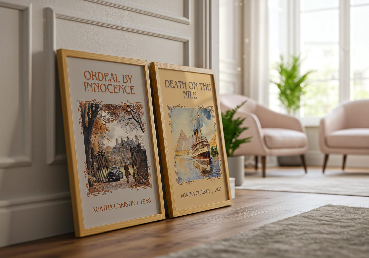 Ordeal By Innocence by Agatha Christie | Descriptive Book Poster | Minimalist