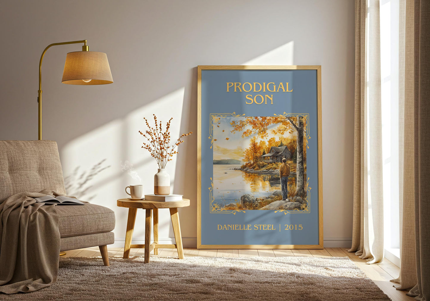 Prodigal Son by Danielle Steel | Descriptive Book Poster | Minimalist