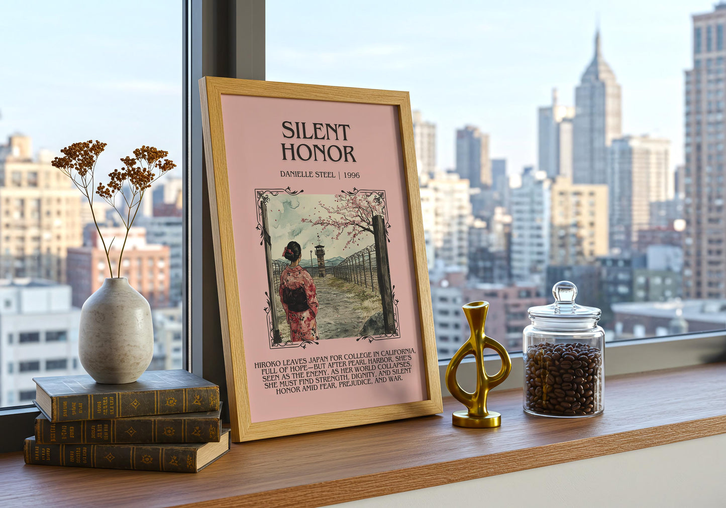 Silent Honor by Danielle Steel | Descriptive Book Poster | Blurby