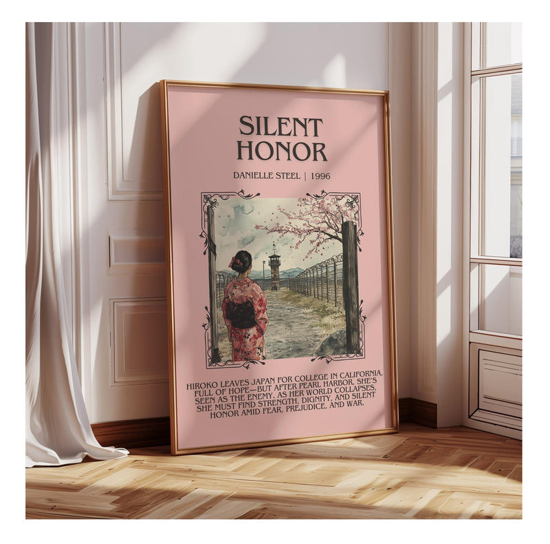 Silent Honour minimalist poster paper finish options – matte satin gloss