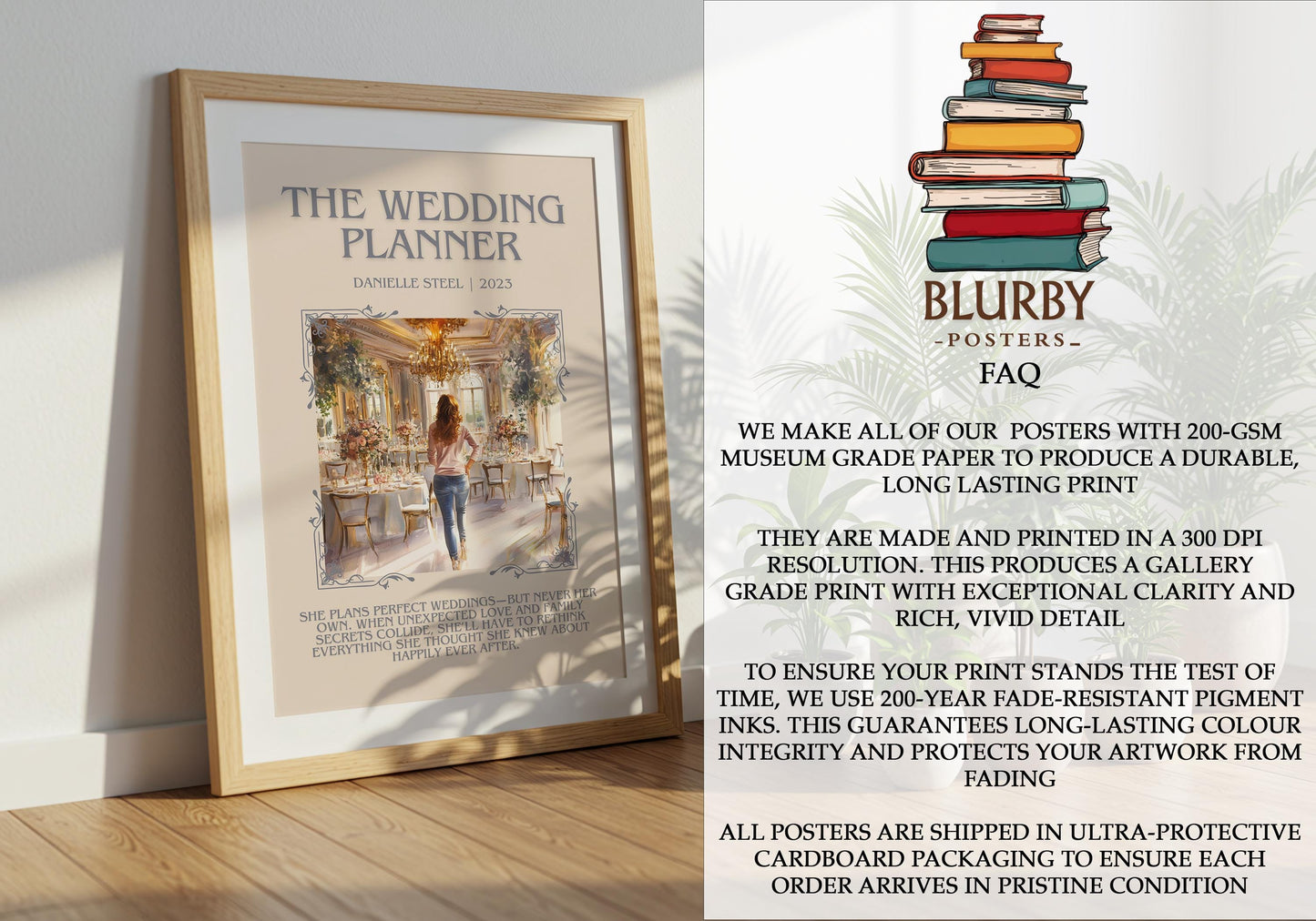 The Wedding Planner by Danielle Steel | Descriptive Book Poster | Blurby