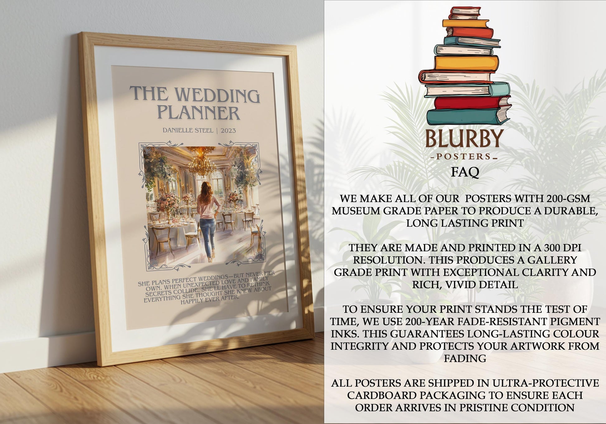 The Wedding Planner by Danielle Steel | Descriptive Book Poster | Blurby