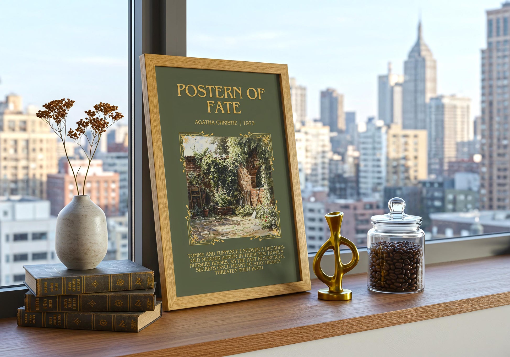 Postern Of Fate by Agatha Christie | Descriptive Book Poster | Blurby