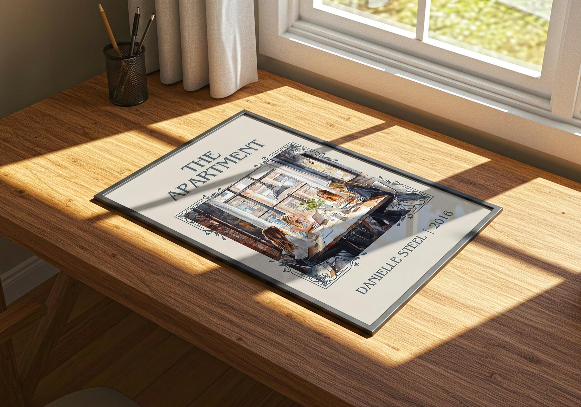 The Apartment by Danielle Steel | Descriptive Book Poster | Minimalist