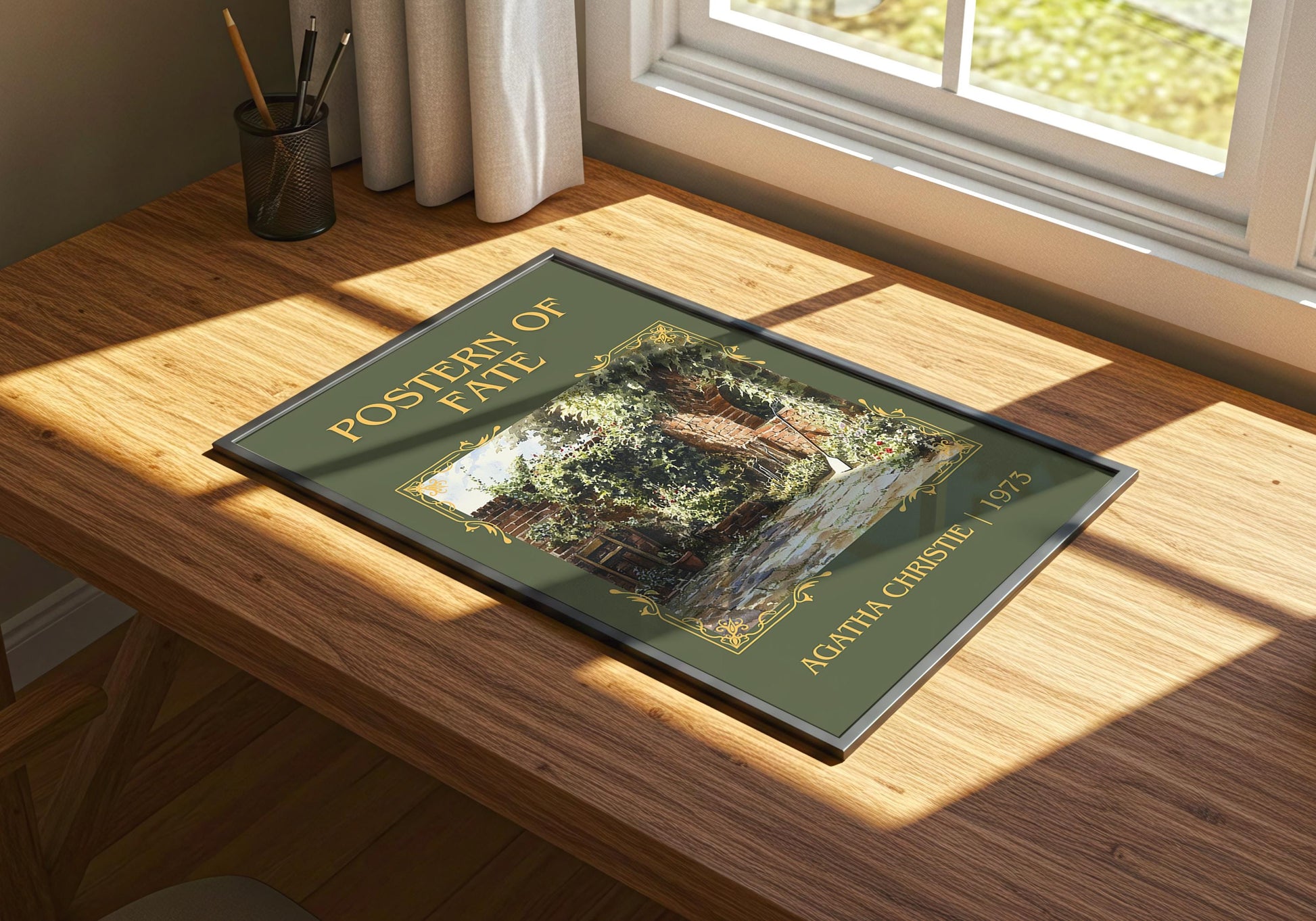 Postern Of Fate by Agatha Christie | Descriptive Book Poster | Minimalist