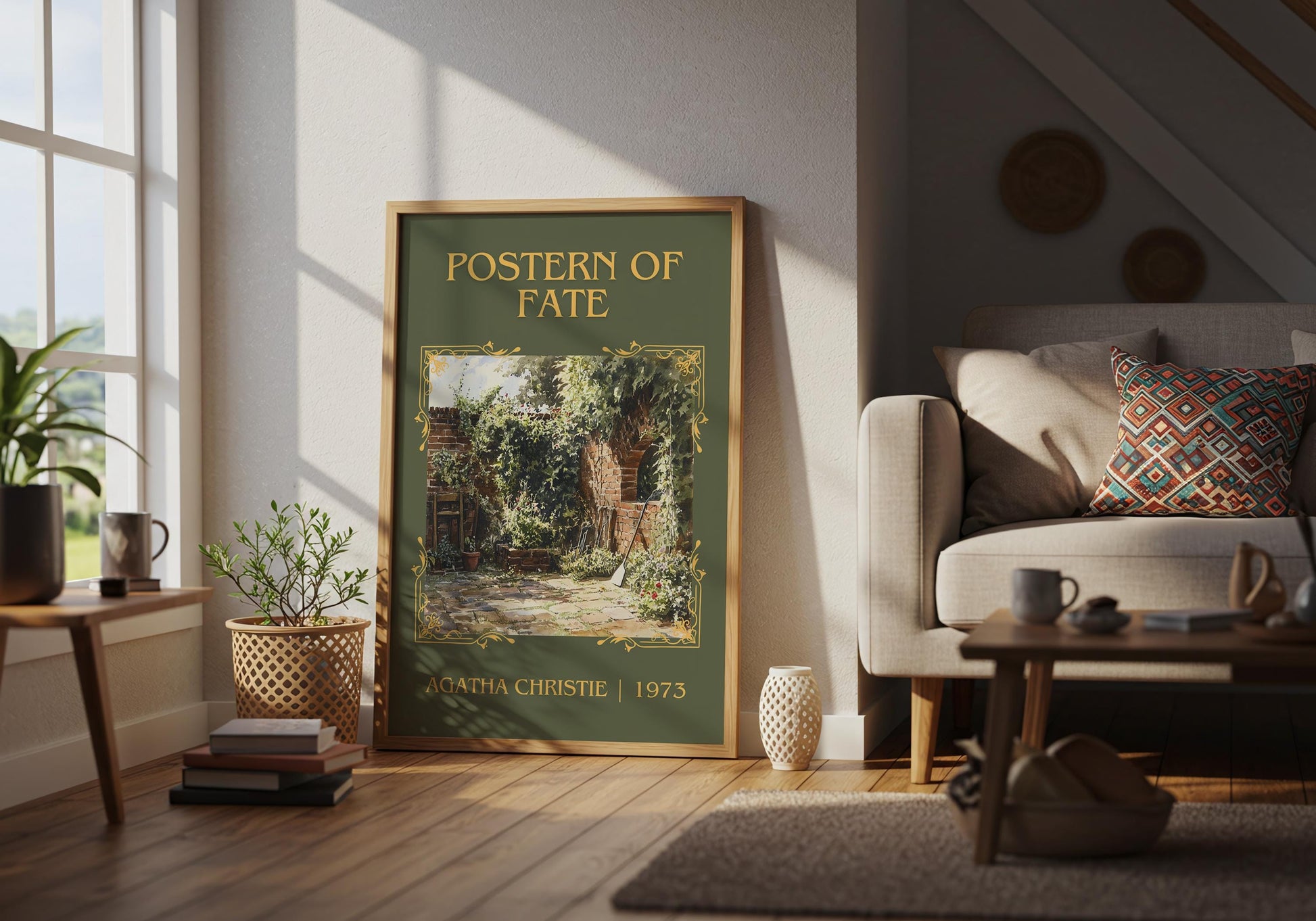 Postern Of Fate by Agatha Christie | Descriptive Book Poster | Minimalist