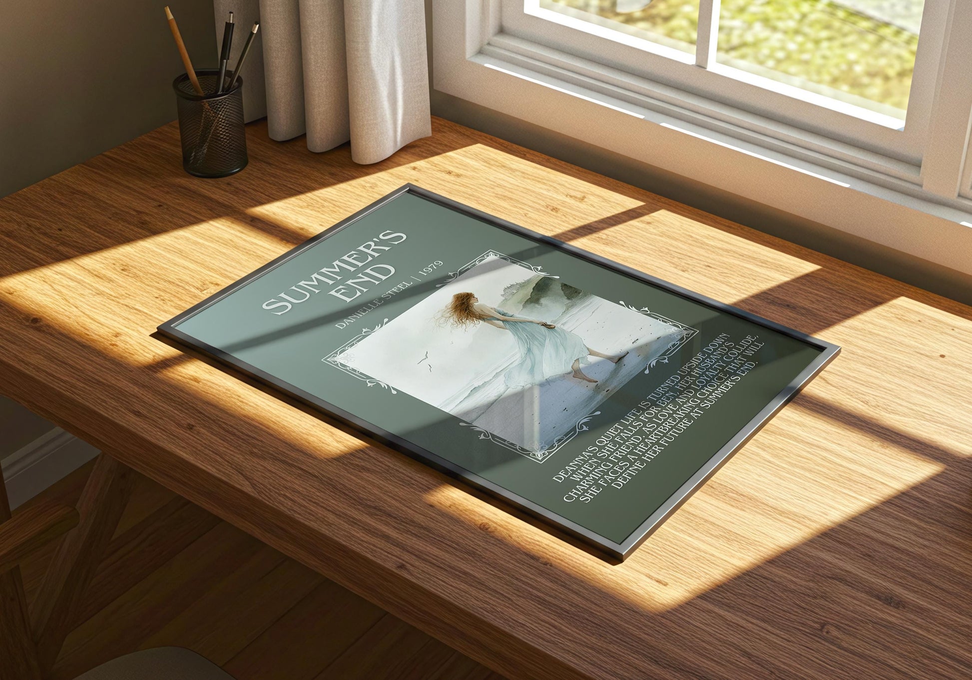 Summer's End by Danielle Steel | Descriptive Book Poster | Blurby