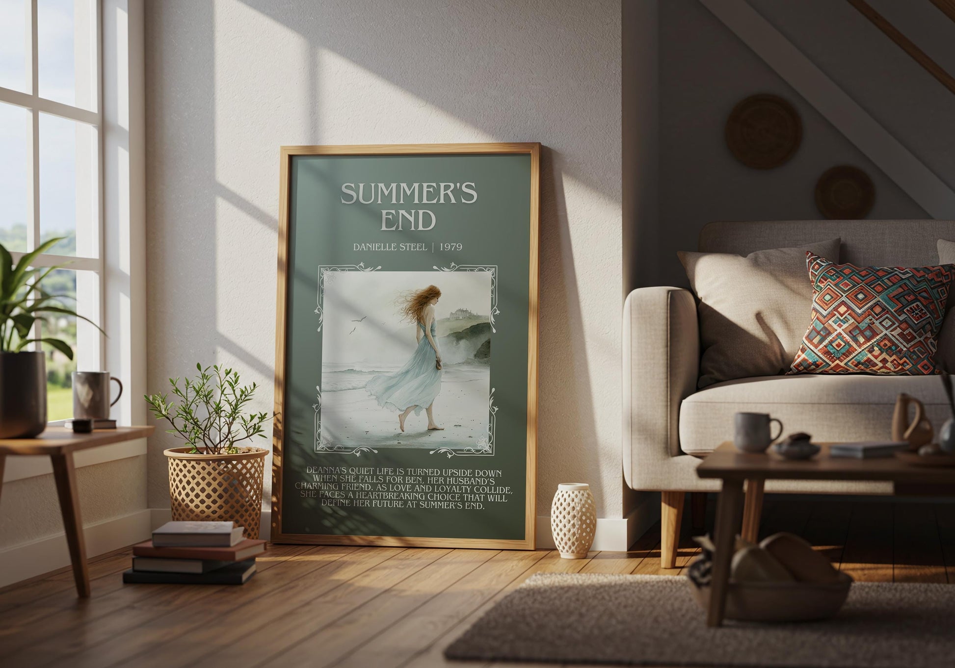Summer's End by Danielle Steel | Descriptive Book Poster | Blurby
