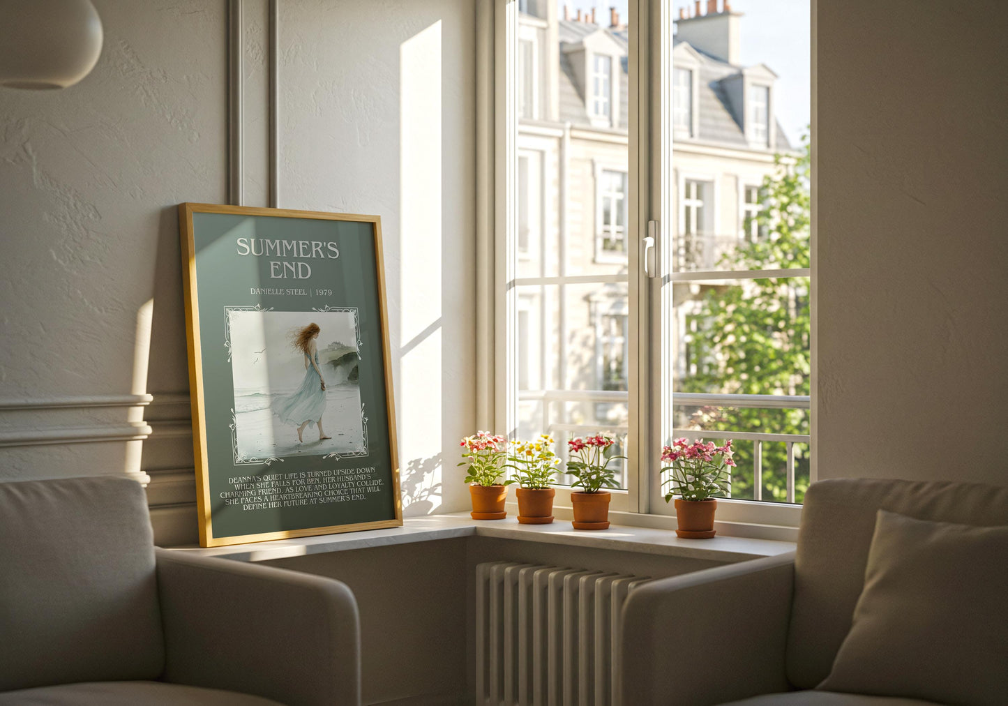 Summer's End by Danielle Steel | Descriptive Book Poster | Blurby