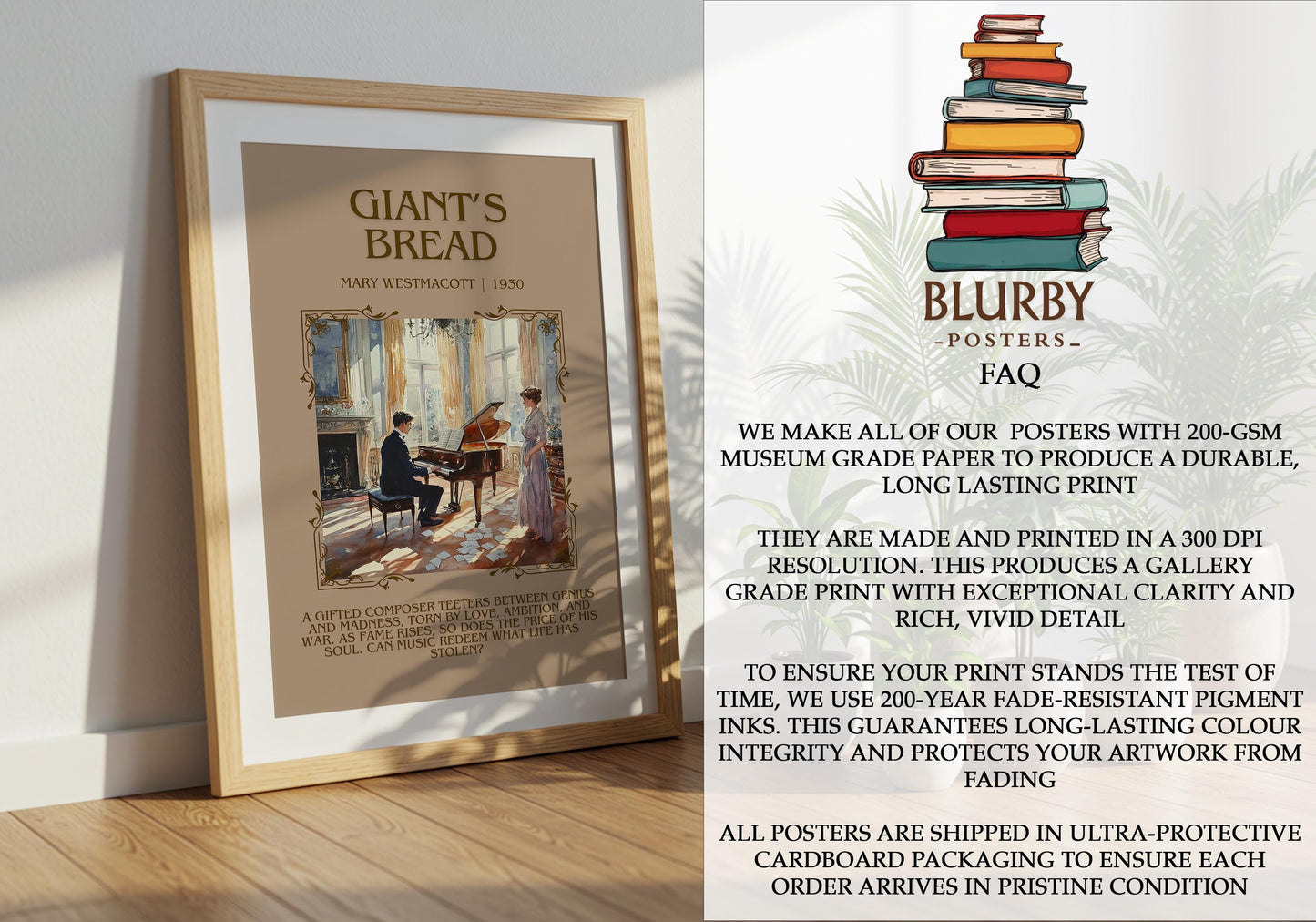 Giant's Bread by Mary Westmacott | Descriptive Book Poster | Blurby