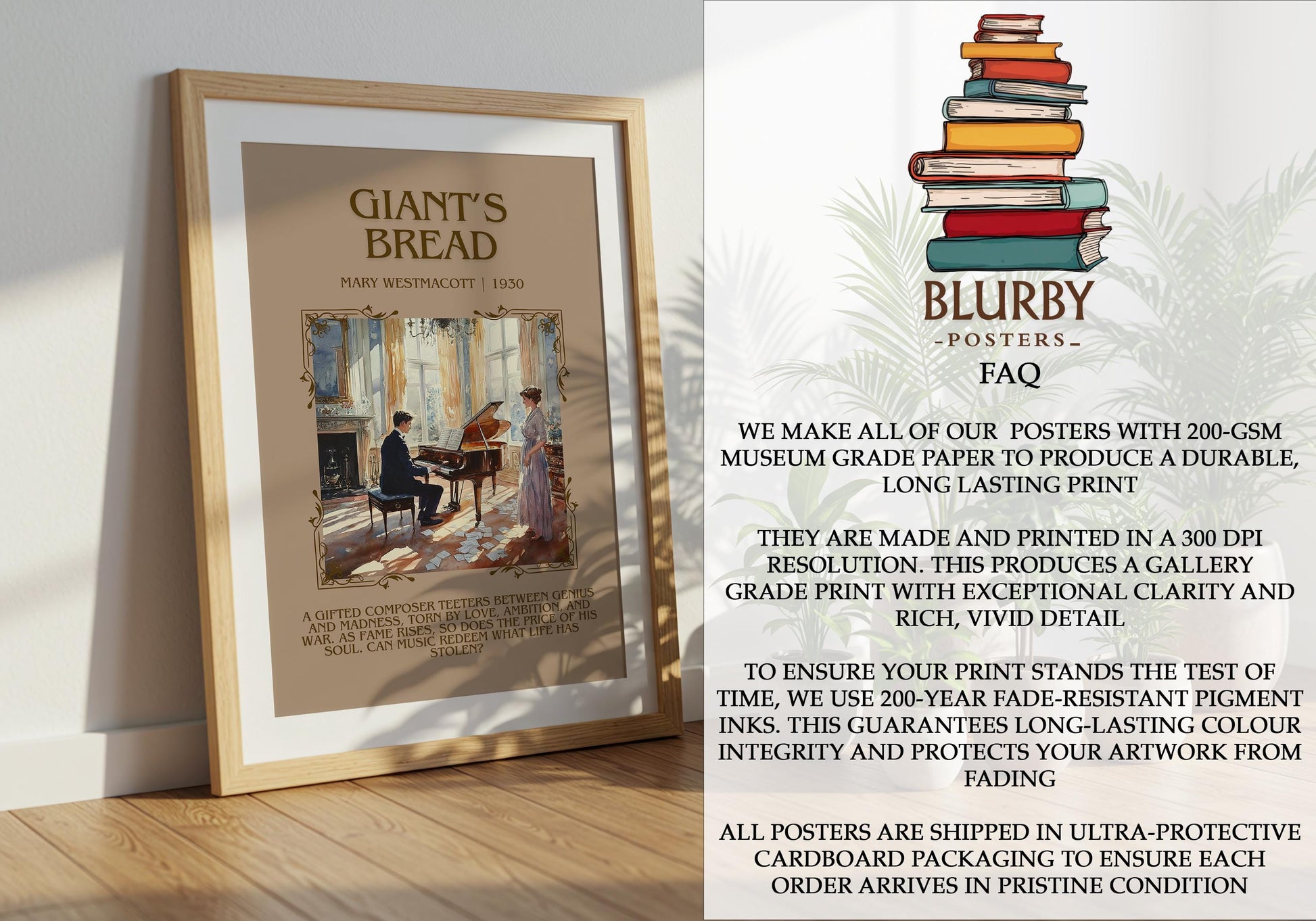 Giant's Bread by Mary Westmacott | Descriptive Book Poster | Blurby