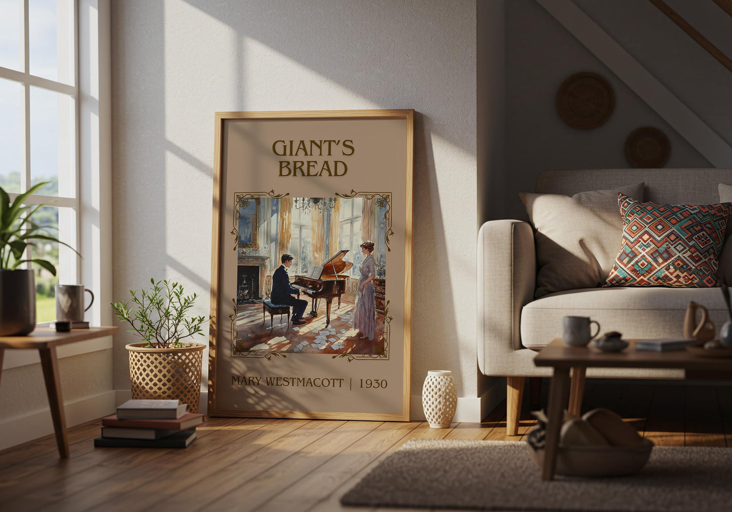 Giant's Bread by Mary Westmacott | Descriptive Book Poster | Minimalist