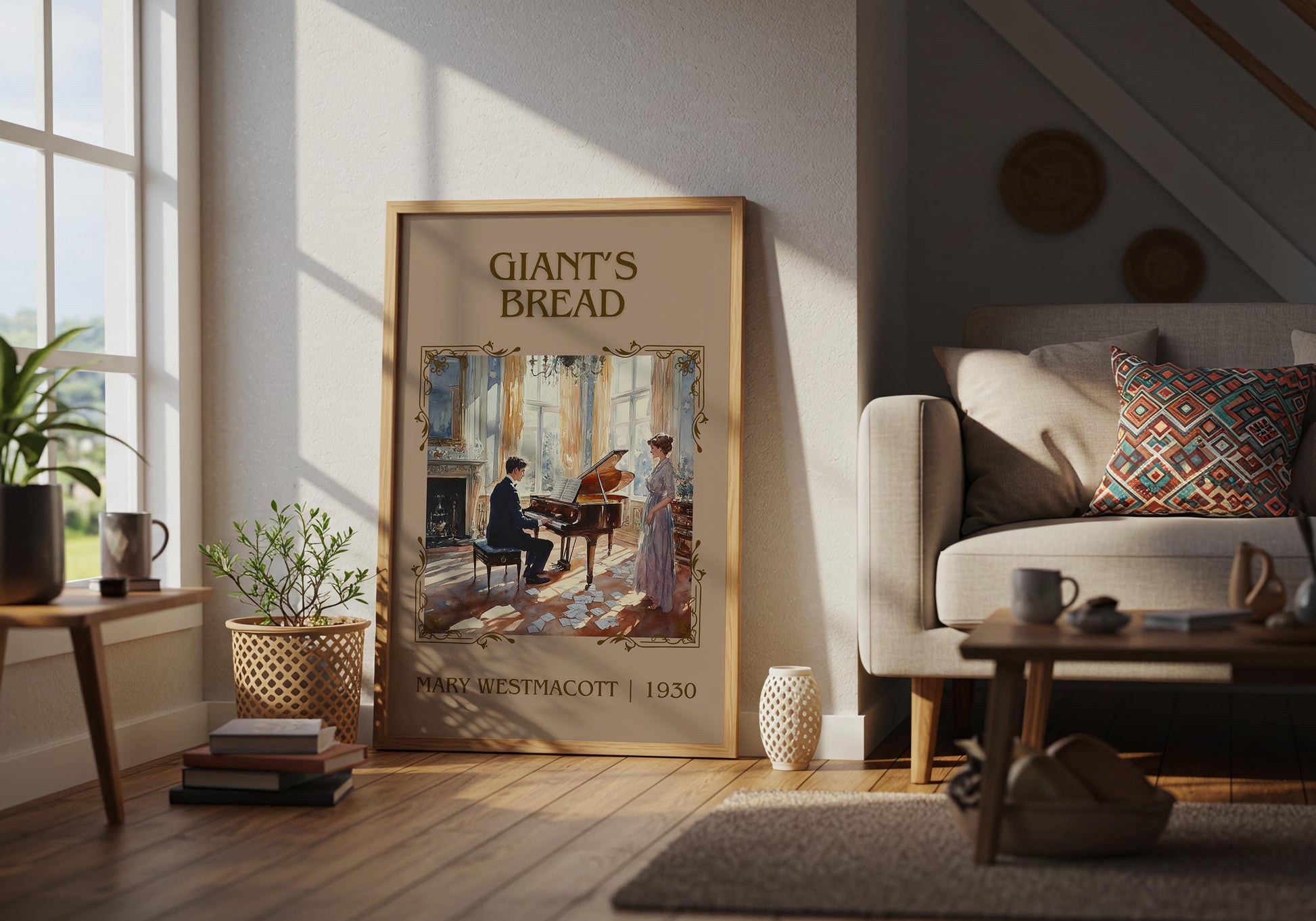 Giant's Bread by Mary Westmacott | Descriptive Book Poster | Minimalist