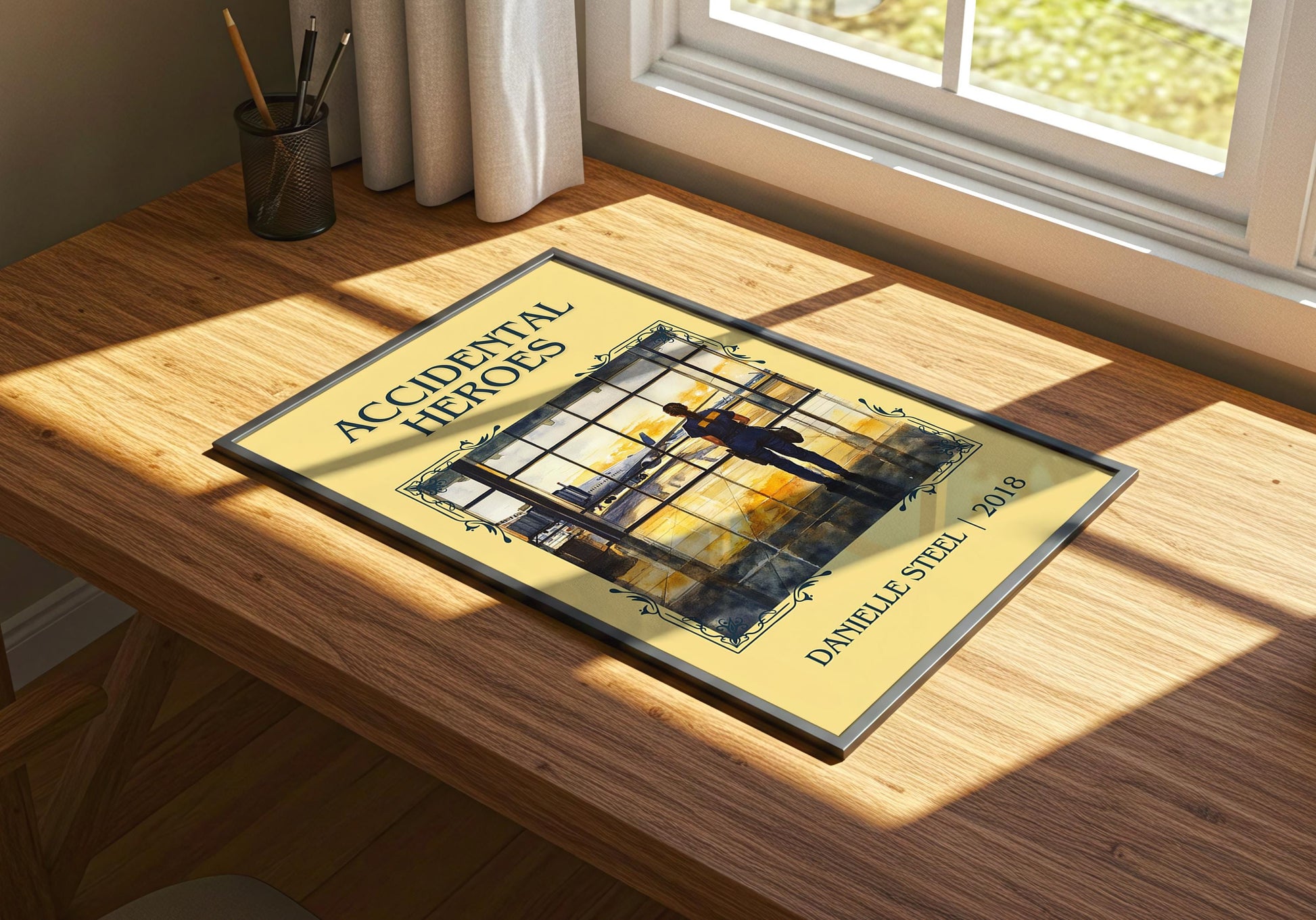 Accidental Heroes by Danielle Steel | Descriptive Book Poster | Minimalist