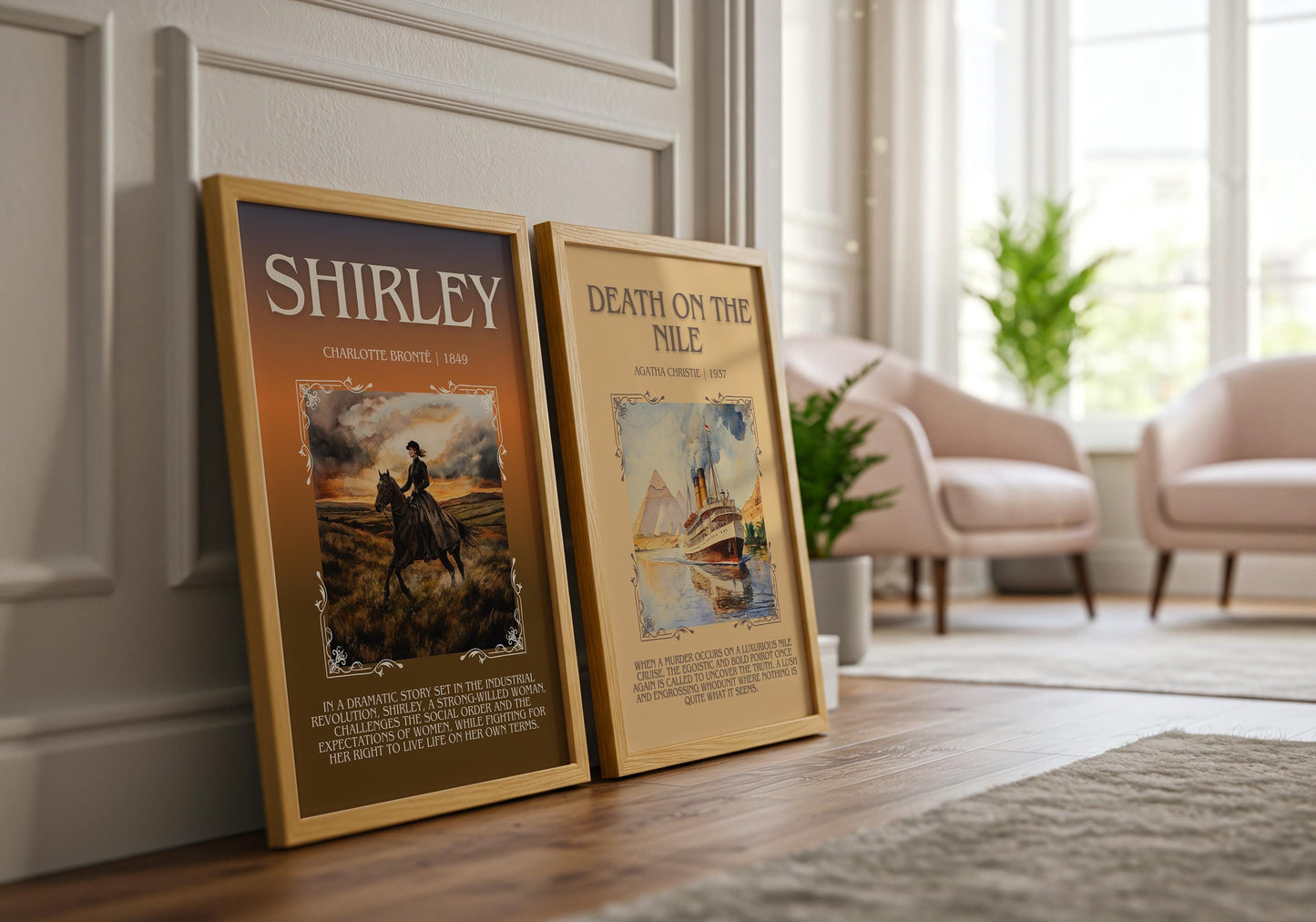 Shirley by Charlotte Bronte | Descriptive Book Poster | Blurby