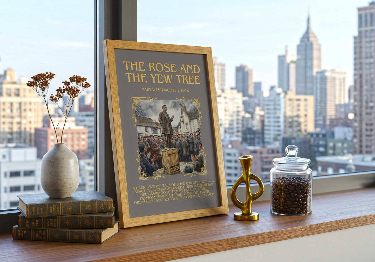 The Rose And The Yew Tree by Mary Westmacott | Descriptive Book Poster | Blurby