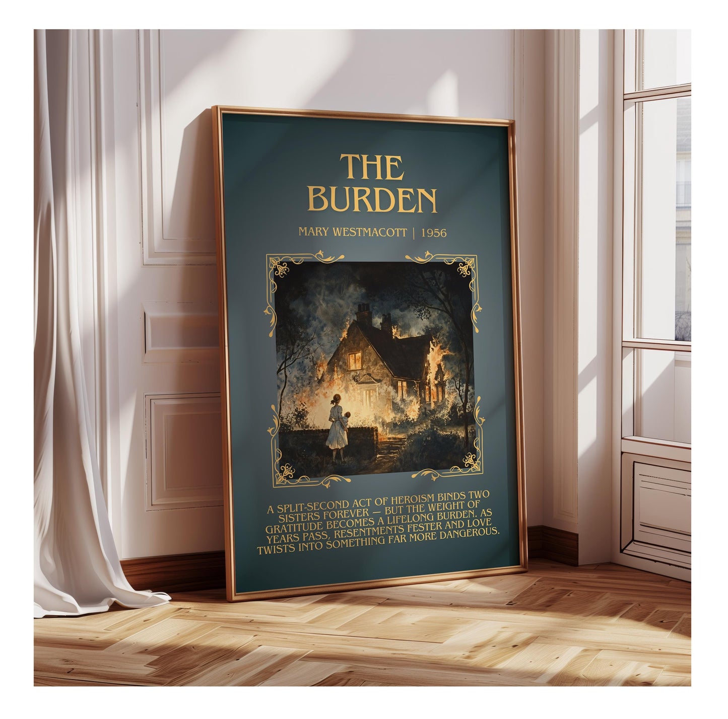 The Burden by Mary Westmacott | Descriptive Book Poster | Blurby