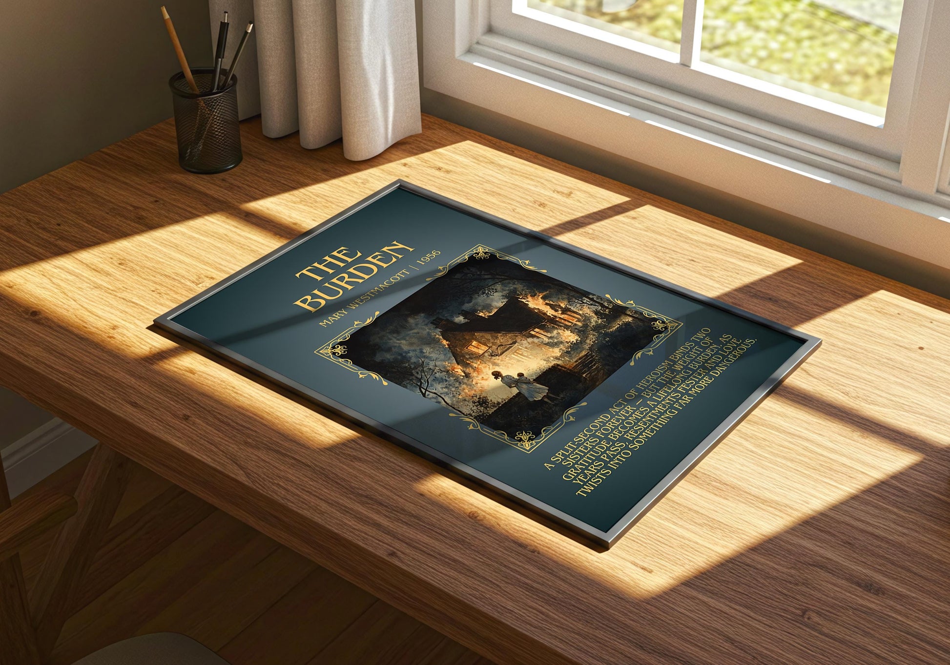 The Burden by Mary Westmacott | Descriptive Book Poster | Blurby