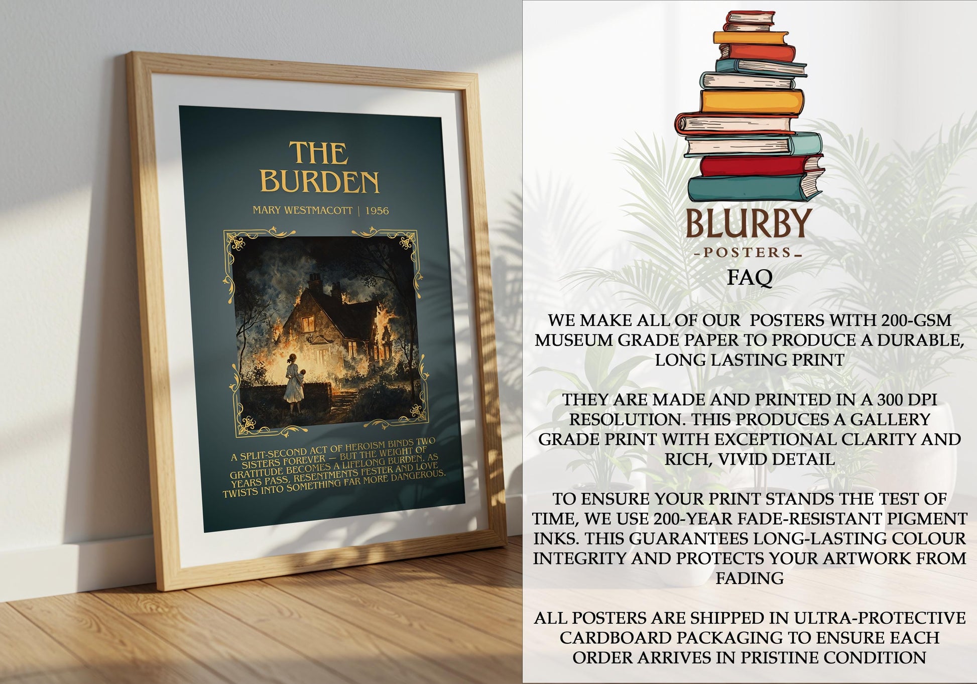 The Burden by Mary Westmacott | Descriptive Book Poster | Blurby