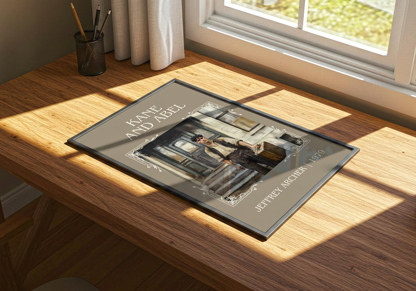 Kane And Abel by Jeffrey Archer | Descriptive Book Poster | Minimalist