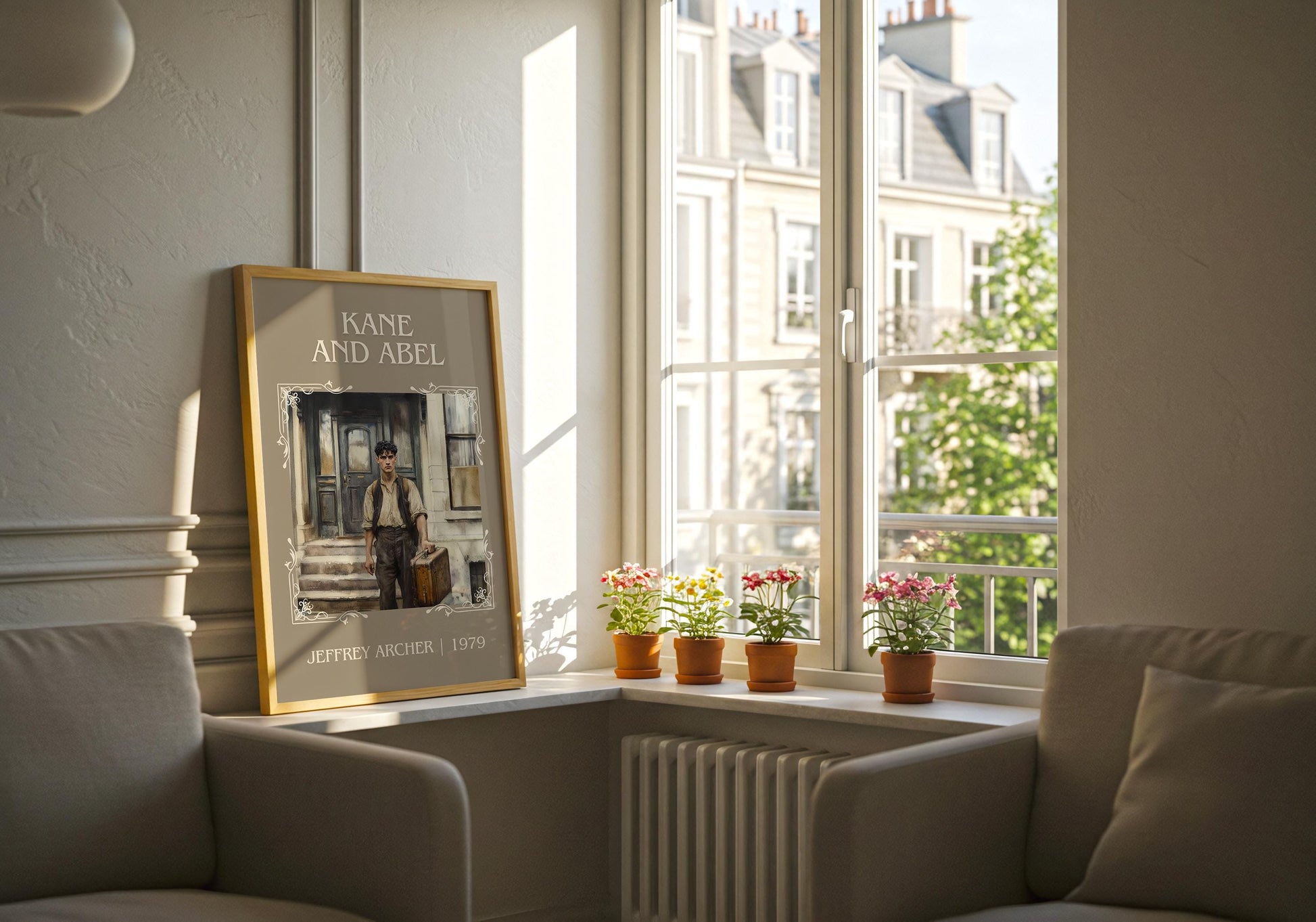 Kane And Abel by Jeffrey Archer | Descriptive Book Poster | Minimalist