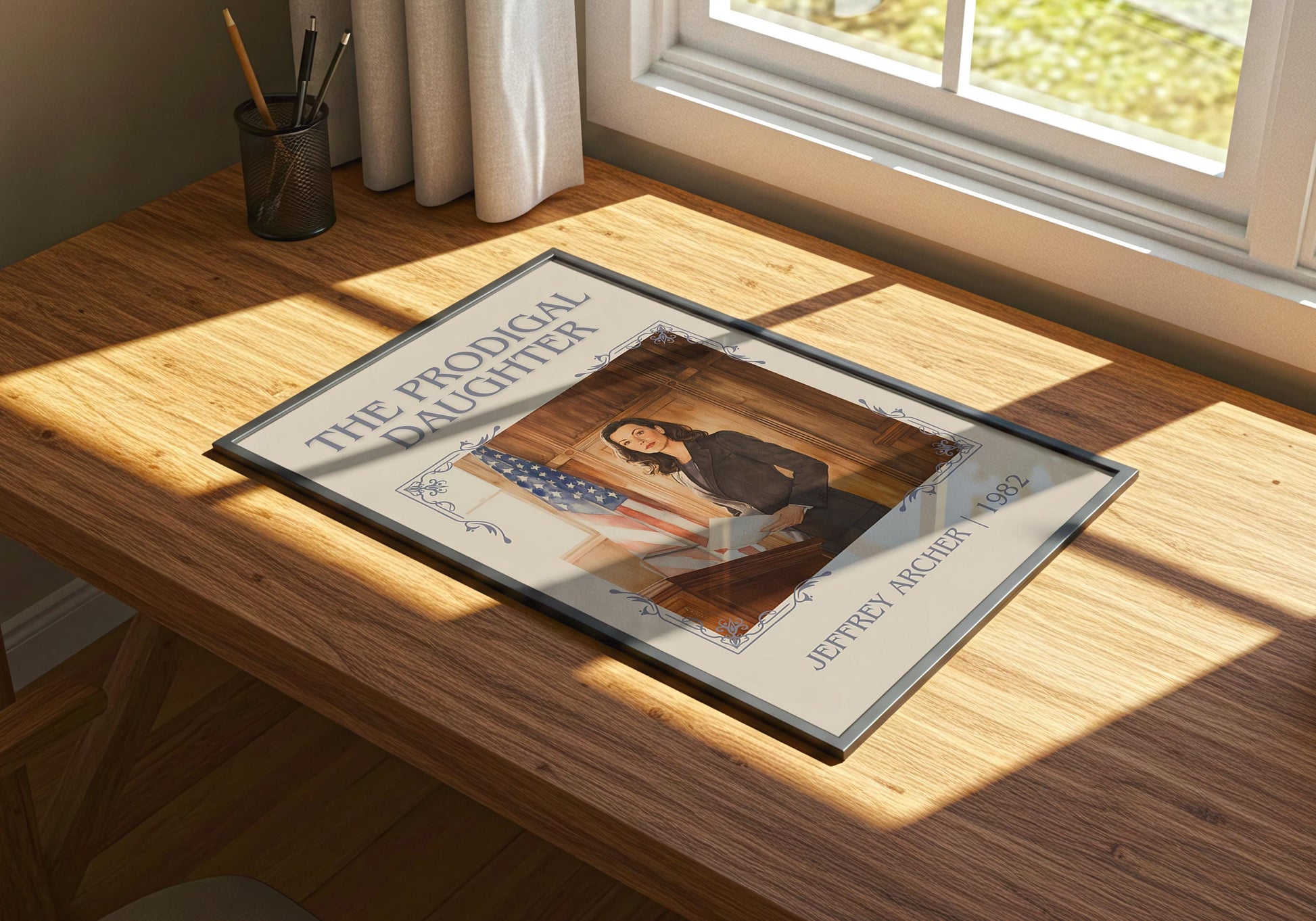 The Prodigal Daughter by Jeffrey Archer | Descriptive Book Poster | Minimalist