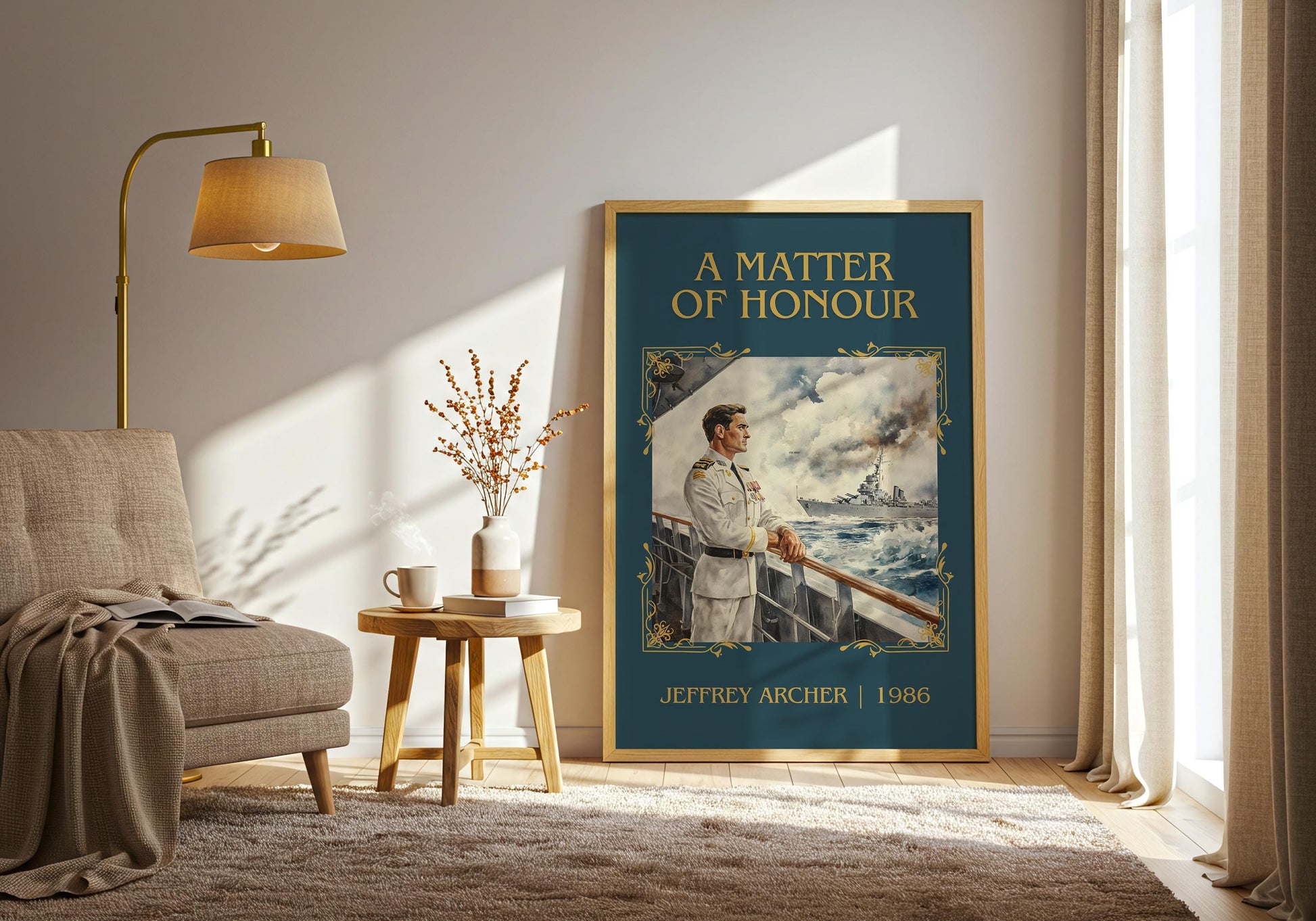 A Matter Of Honour by Jeffrey Archer | Descriptive Book Poster | Minimalist