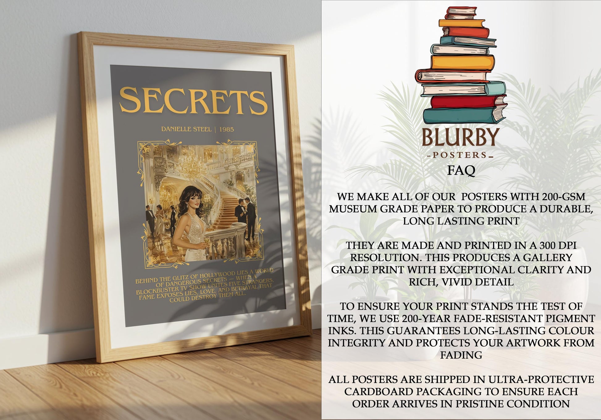 Secrets by Danielle Steel | Descriptive Book Poster | Blurby