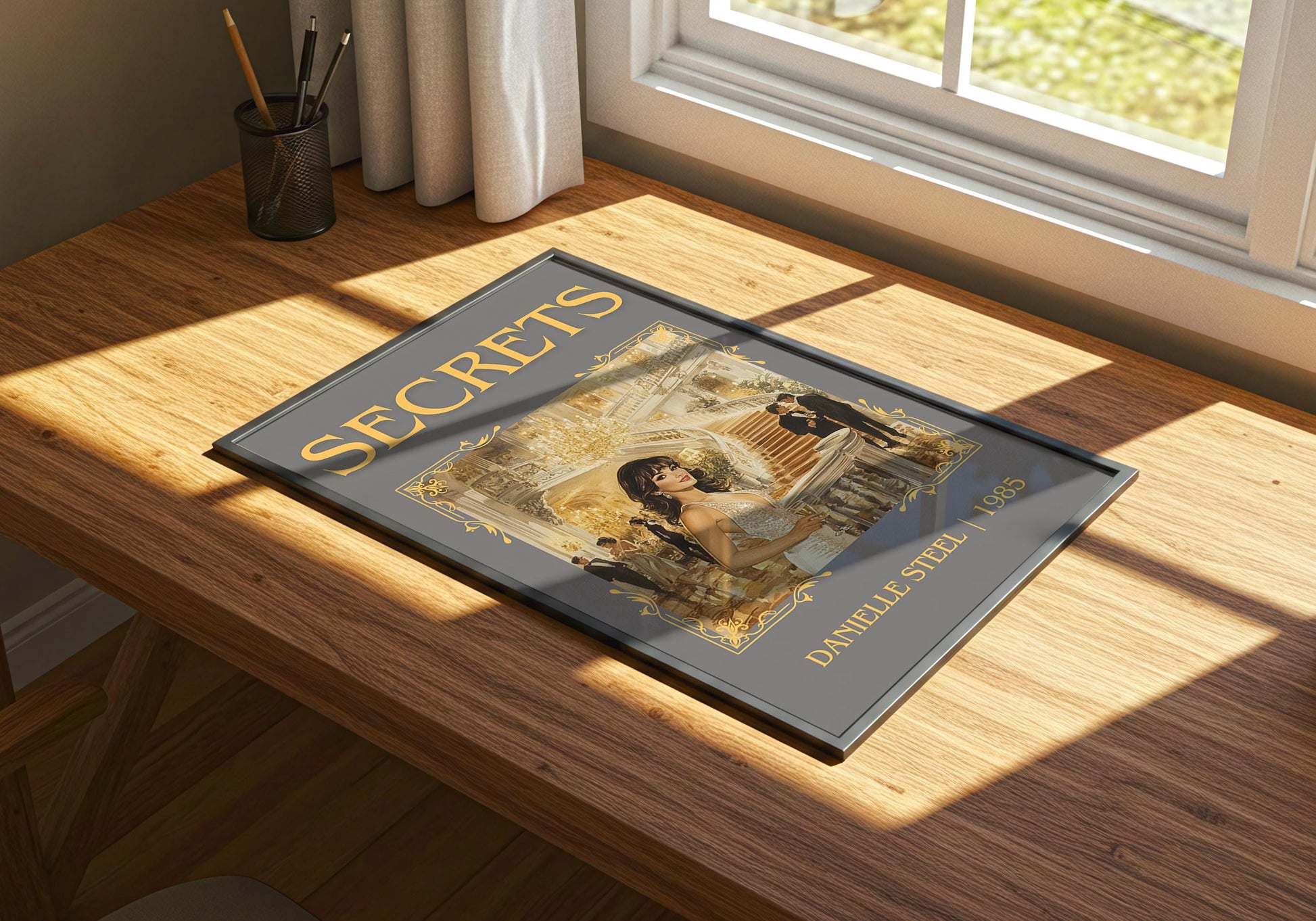 Secrets by Danielle Steel | Descriptive Book Poster | Minimalist