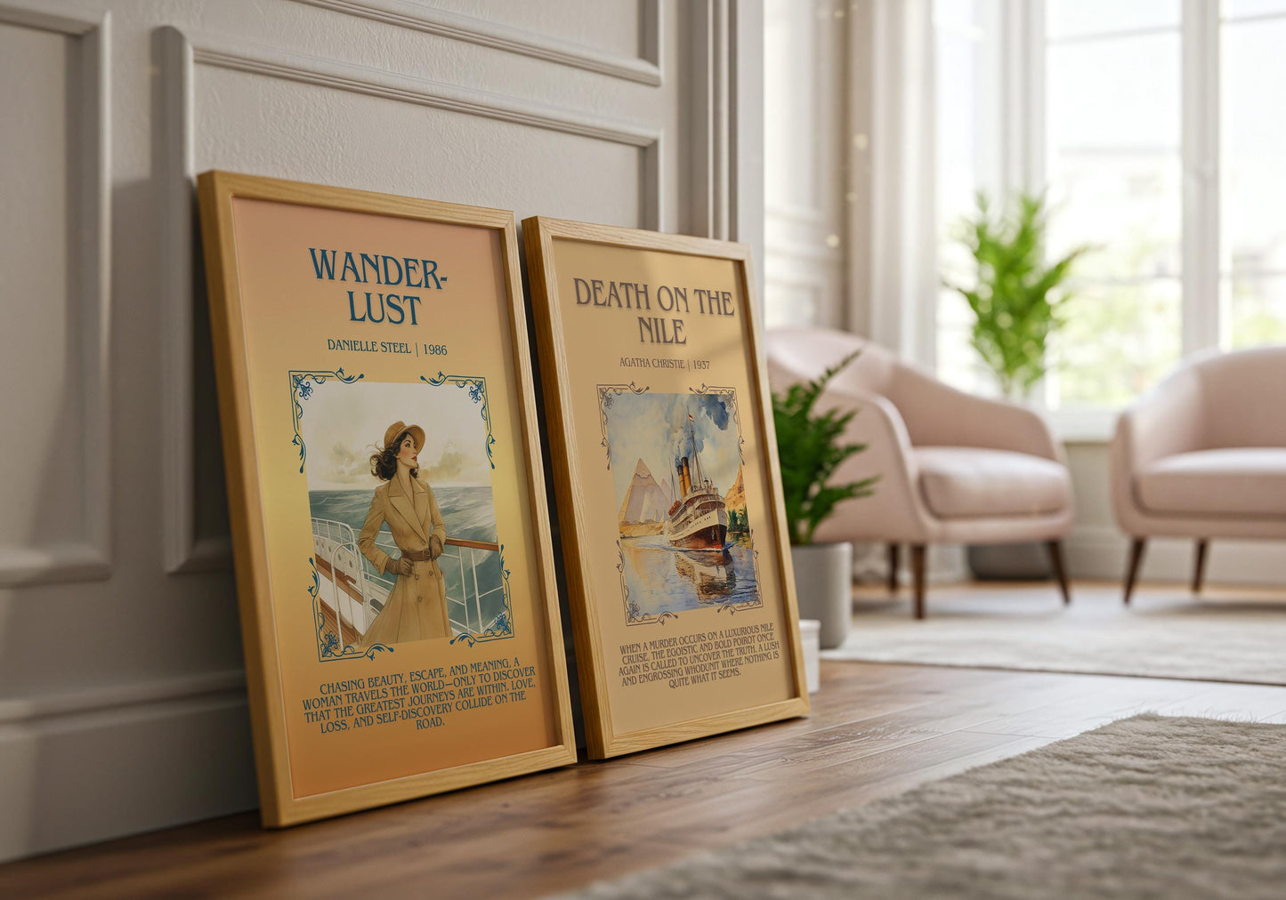 Wanderlust by Danielle Steel | Descriptive Book Poster | Blurby