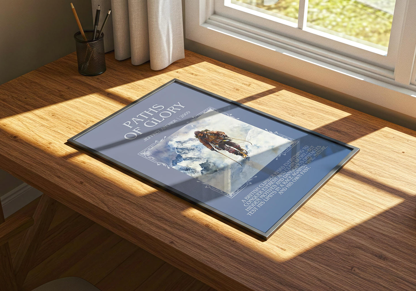 Paths Of Glory by Jeffrey Archer | Descriptive Book Poster | Blurby