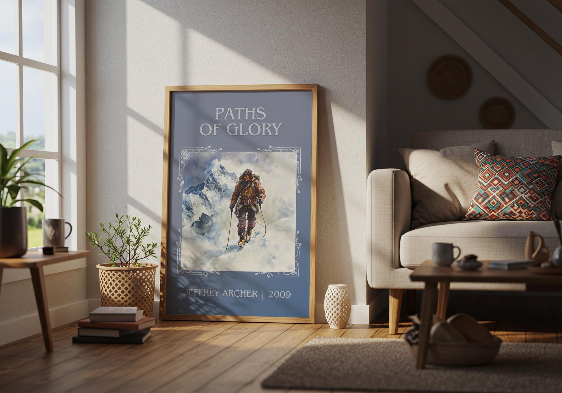 Paths Of Glory by Jeffrey Archer | Descriptive Book Poster | Minimalist