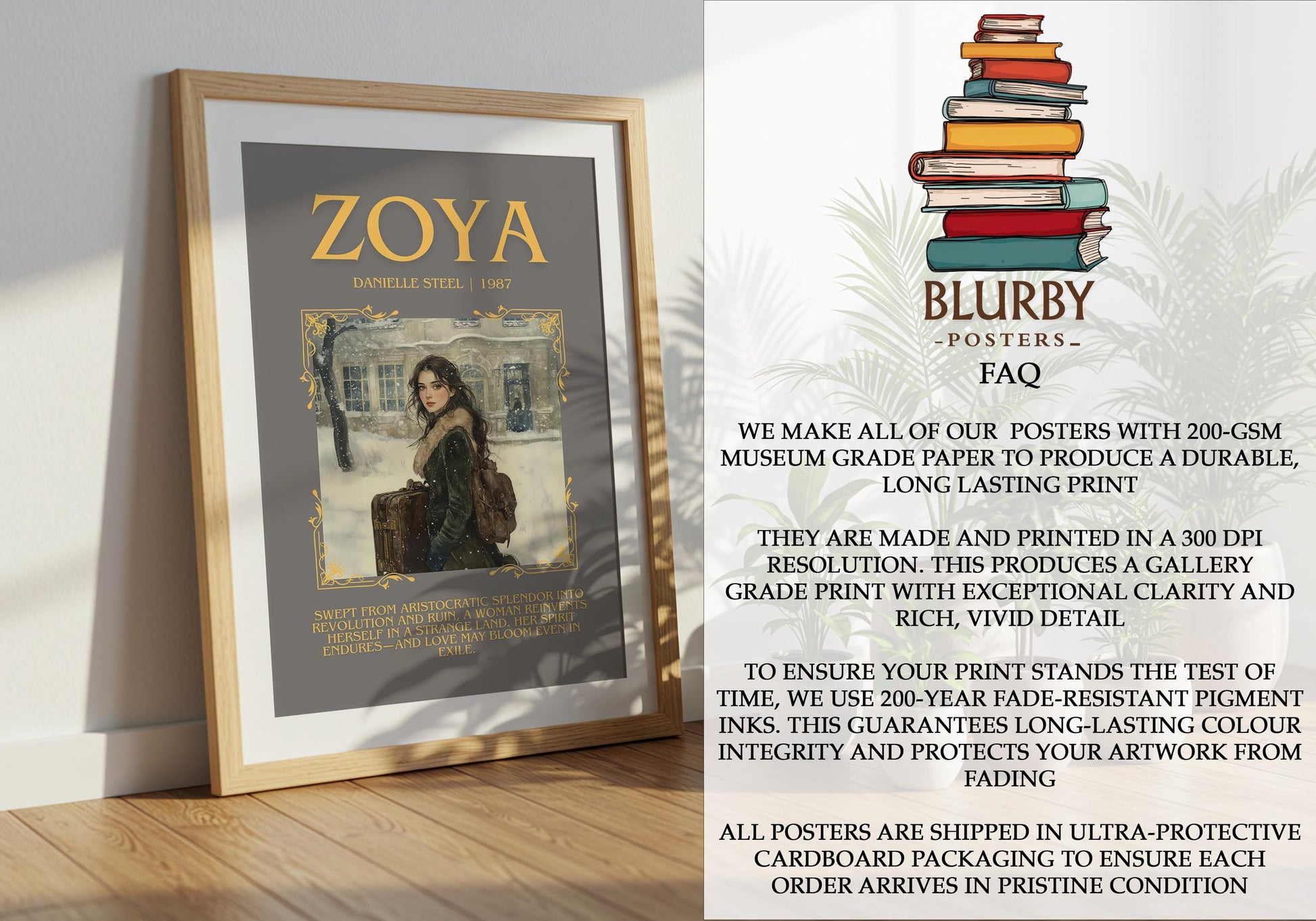 Zoya by Danielle Steel | Descriptive Book Poster | Blurby