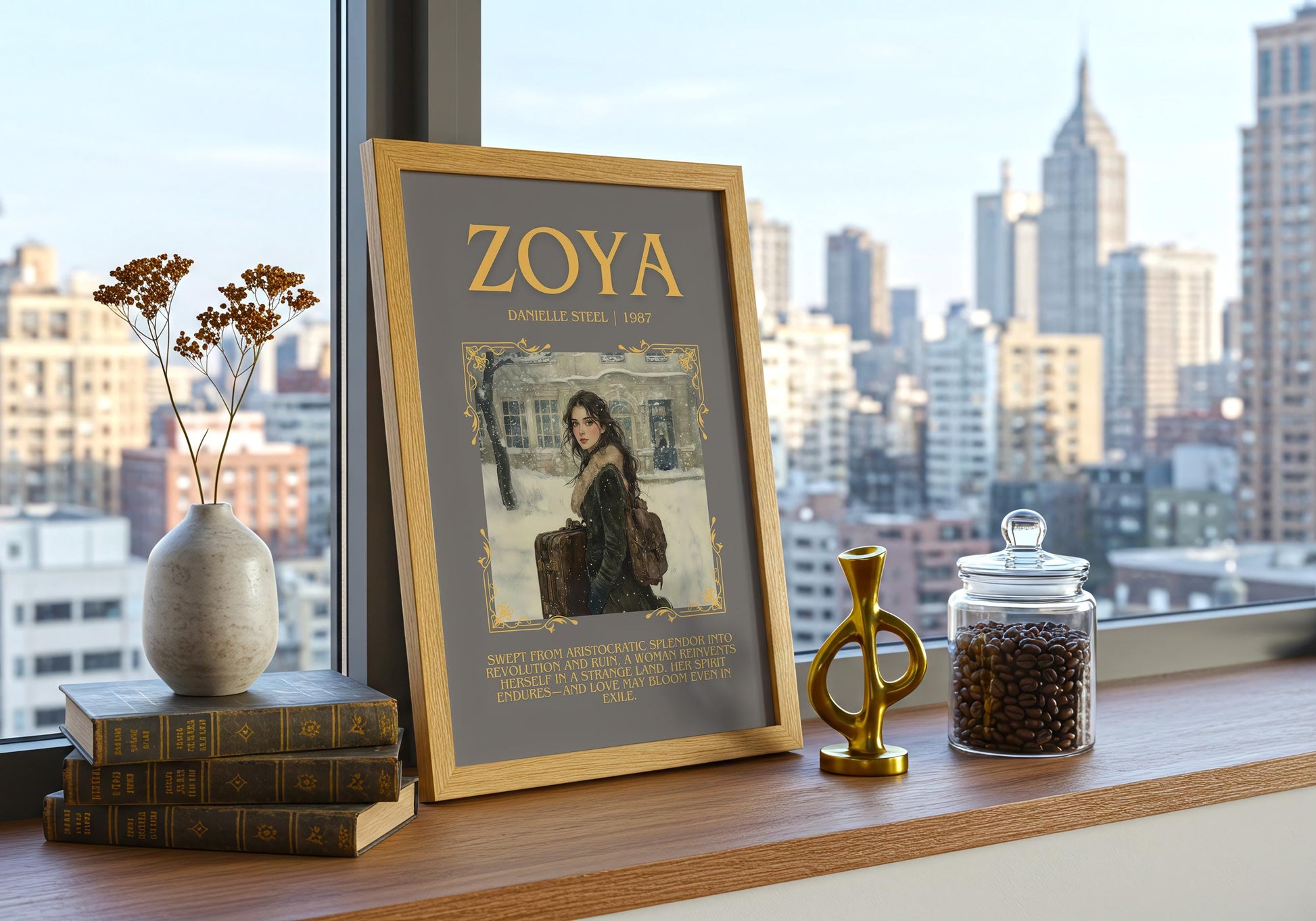 Zoya by Danielle Steel | Descriptive Book Poster | Blurby