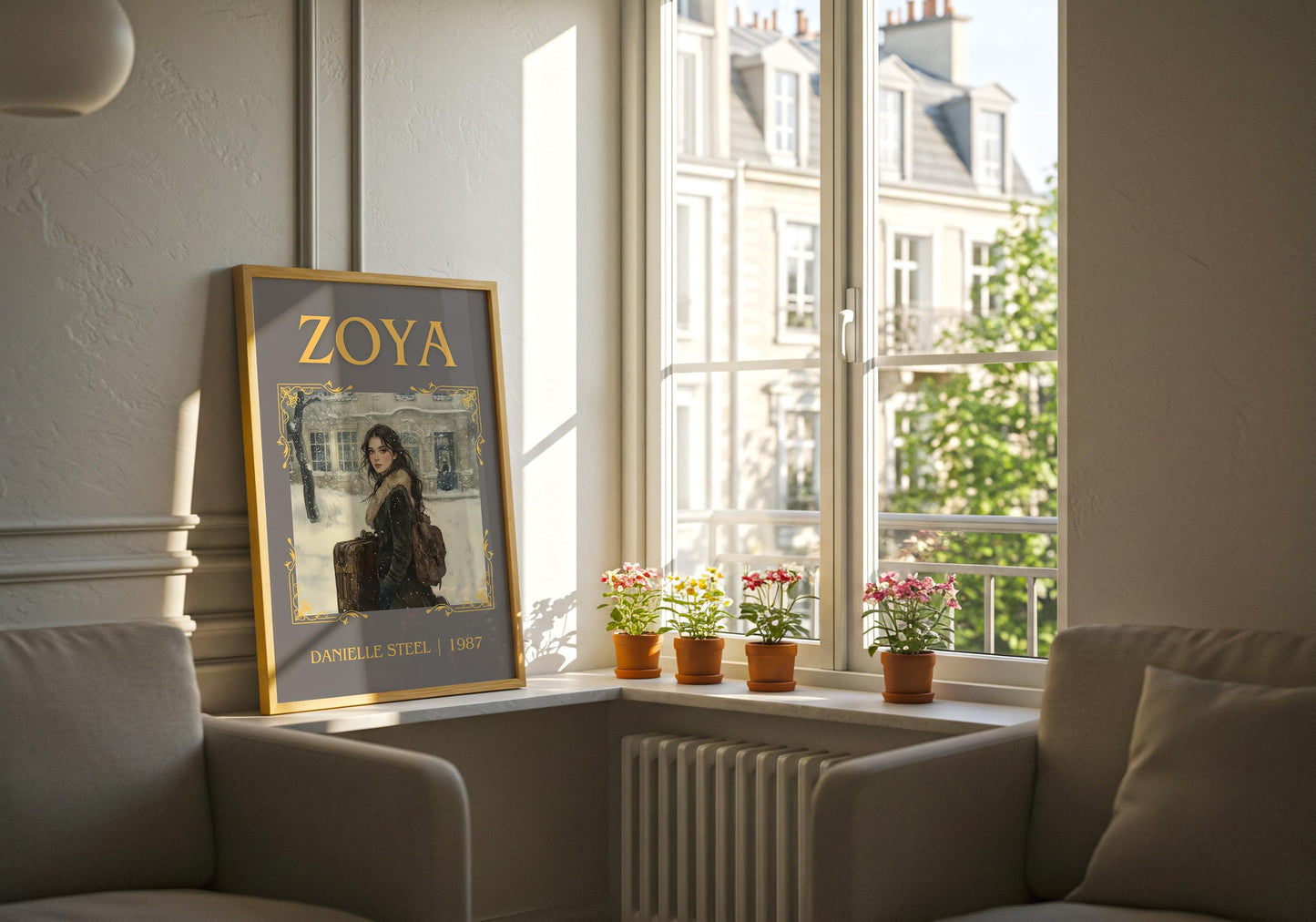 Zoya by Danielle Steel | Descriptive Book Poster | Minimalist