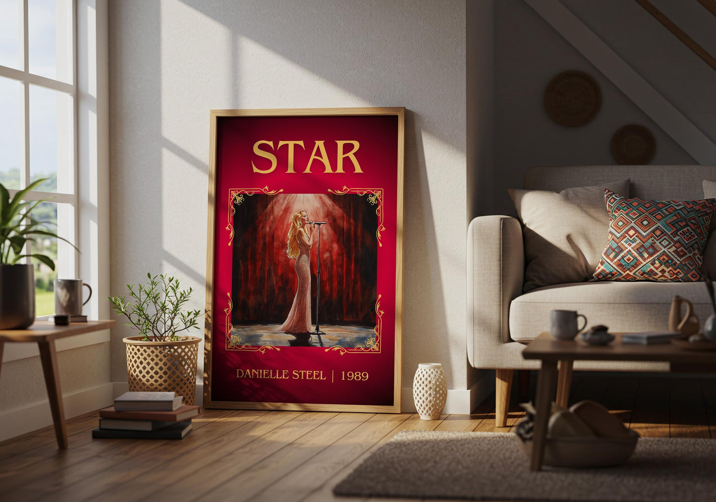 Star by Danielle Steel | Descriptive Book Poster | Minimalist
